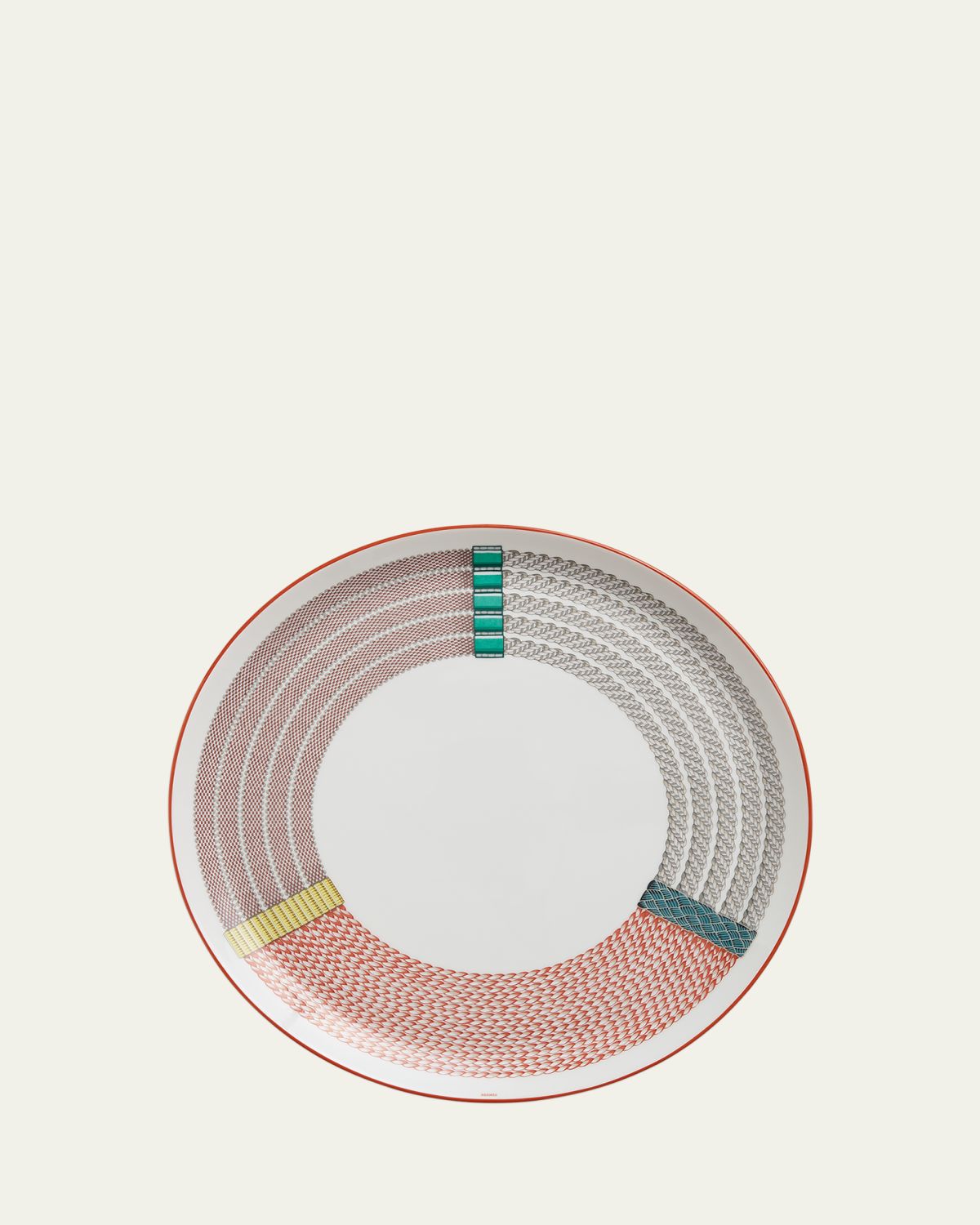Hermes Tressages Equestres Tart Platter