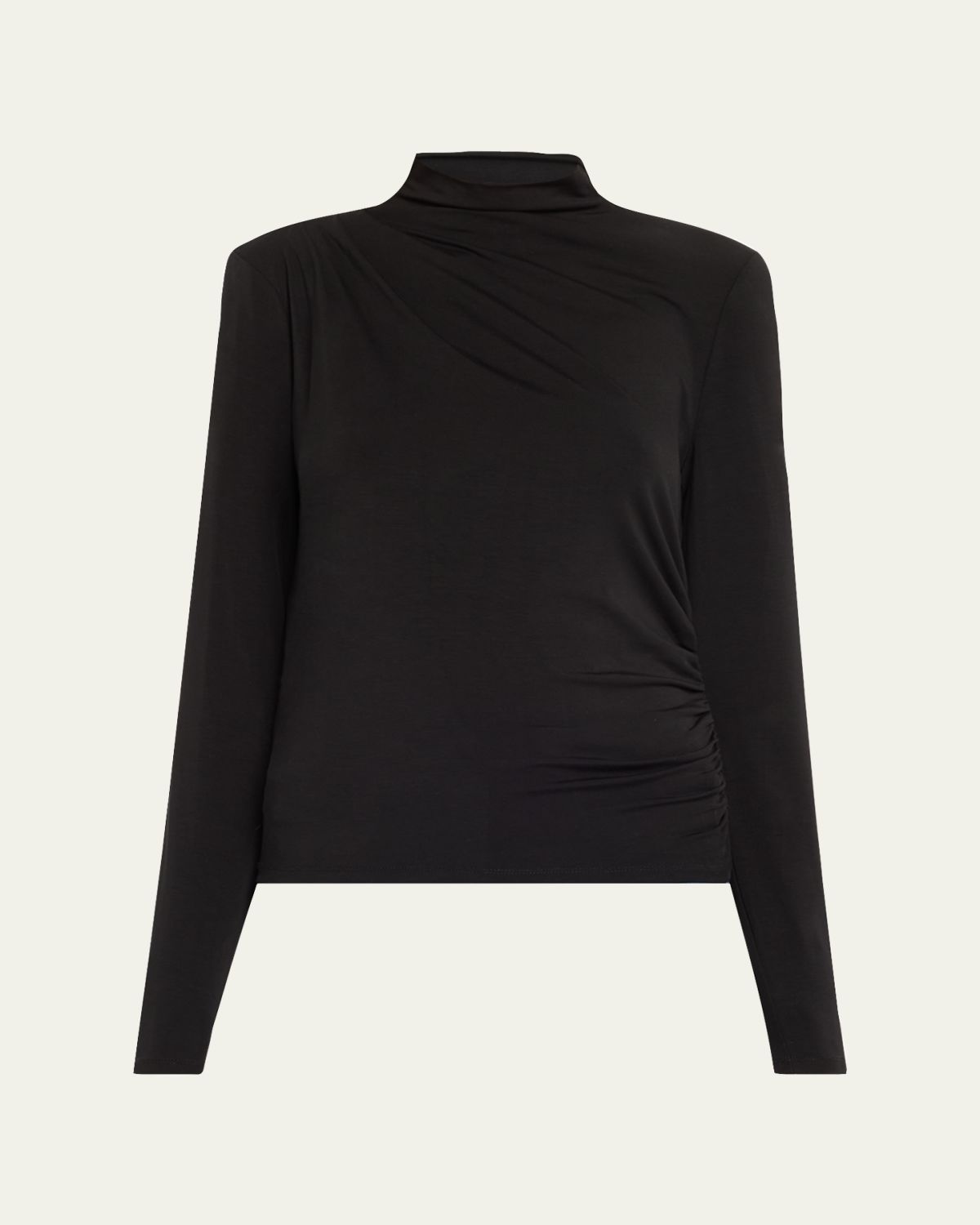 Veronica Beard Mylie Gathered Turtleneck Top | Thumbnail 6