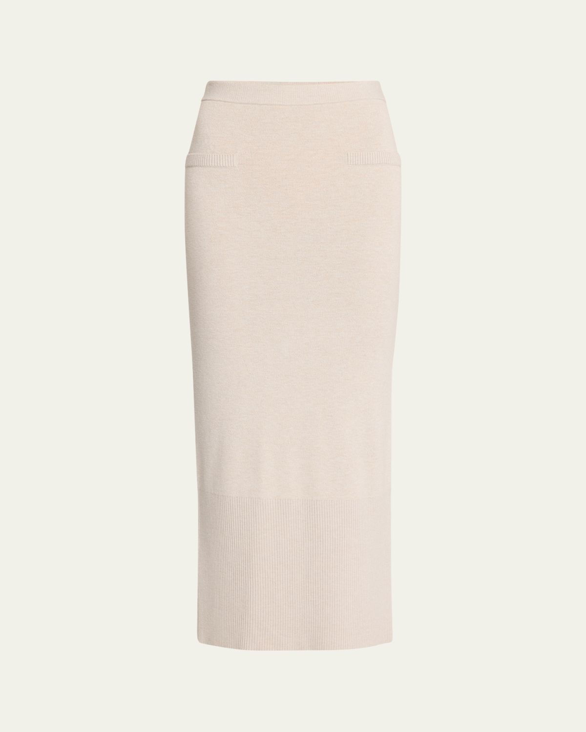 Anna Quan Gia Ribbed Midi Skirt