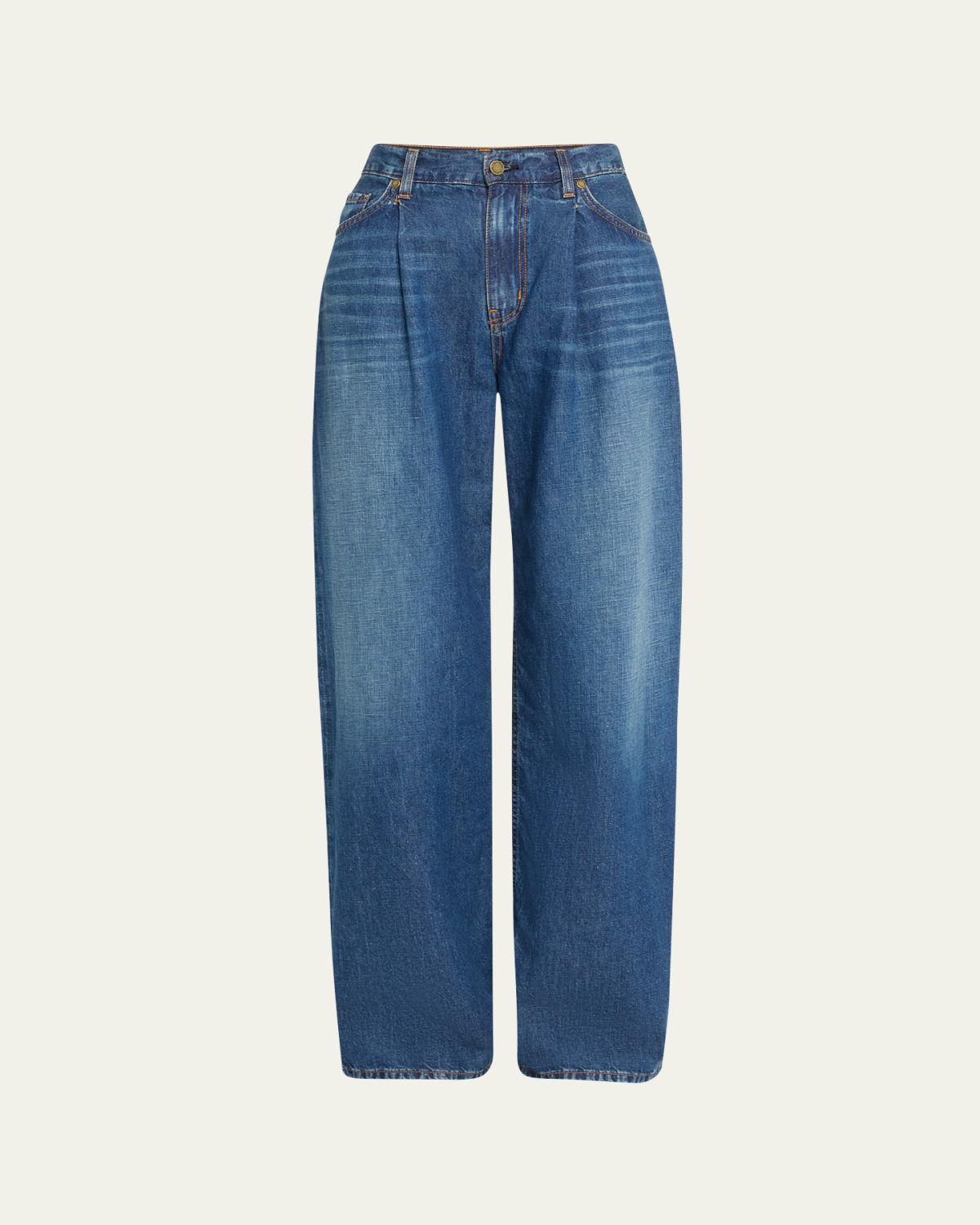 Ramy Brook Kailani Mid-Rise Wide-Leg Jeans