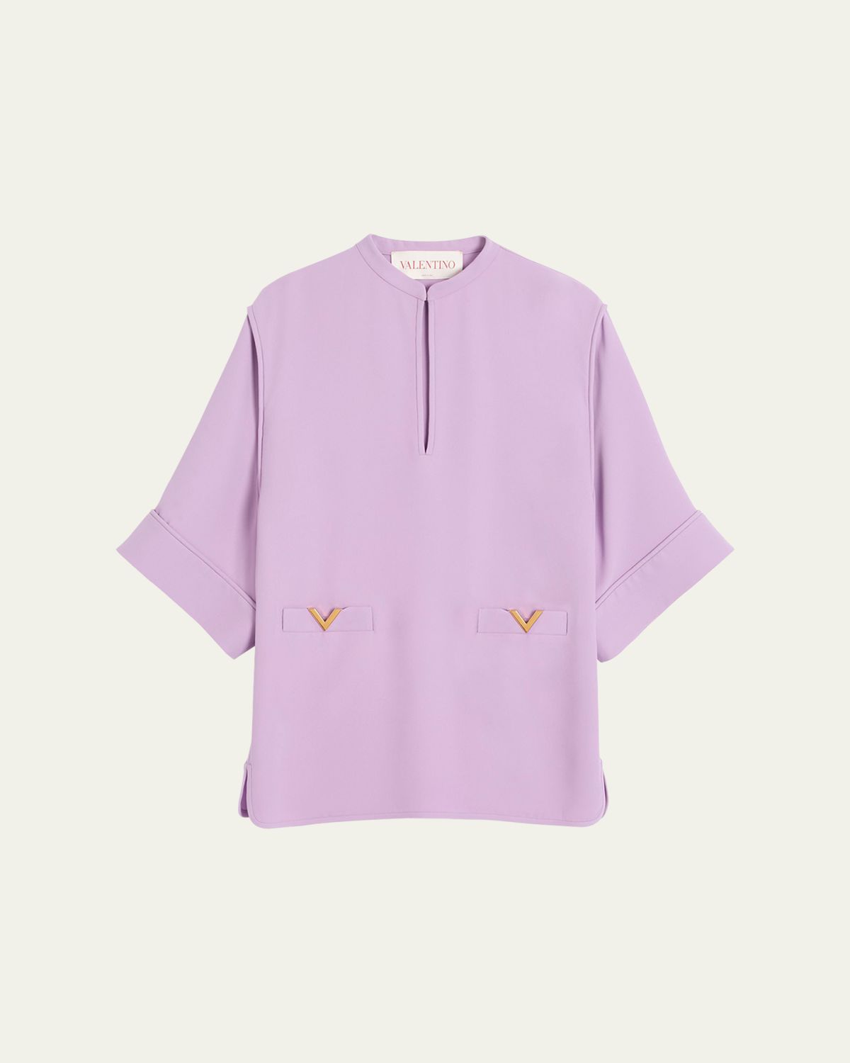 Valentino Garavani Wide Sleeve Mini Dress