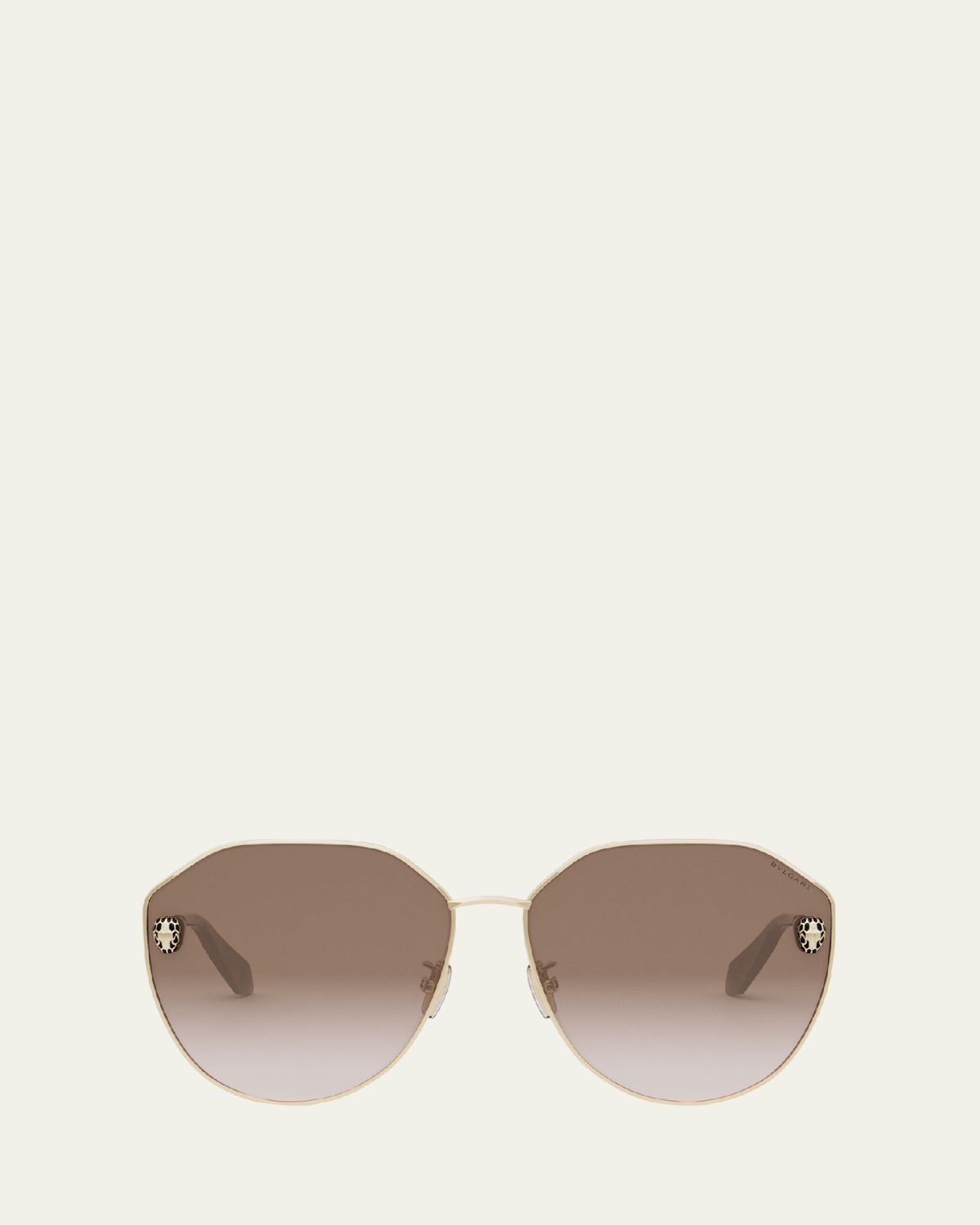 BVLGARI Serpenti Round Metal Sunglasses