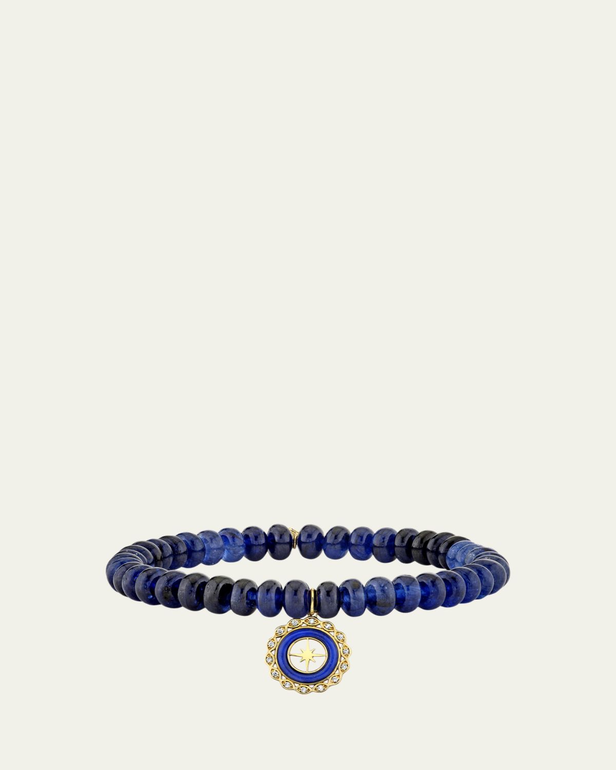 Sydney Evan 14K Yellow Gold Small Diamond Starburst Charm