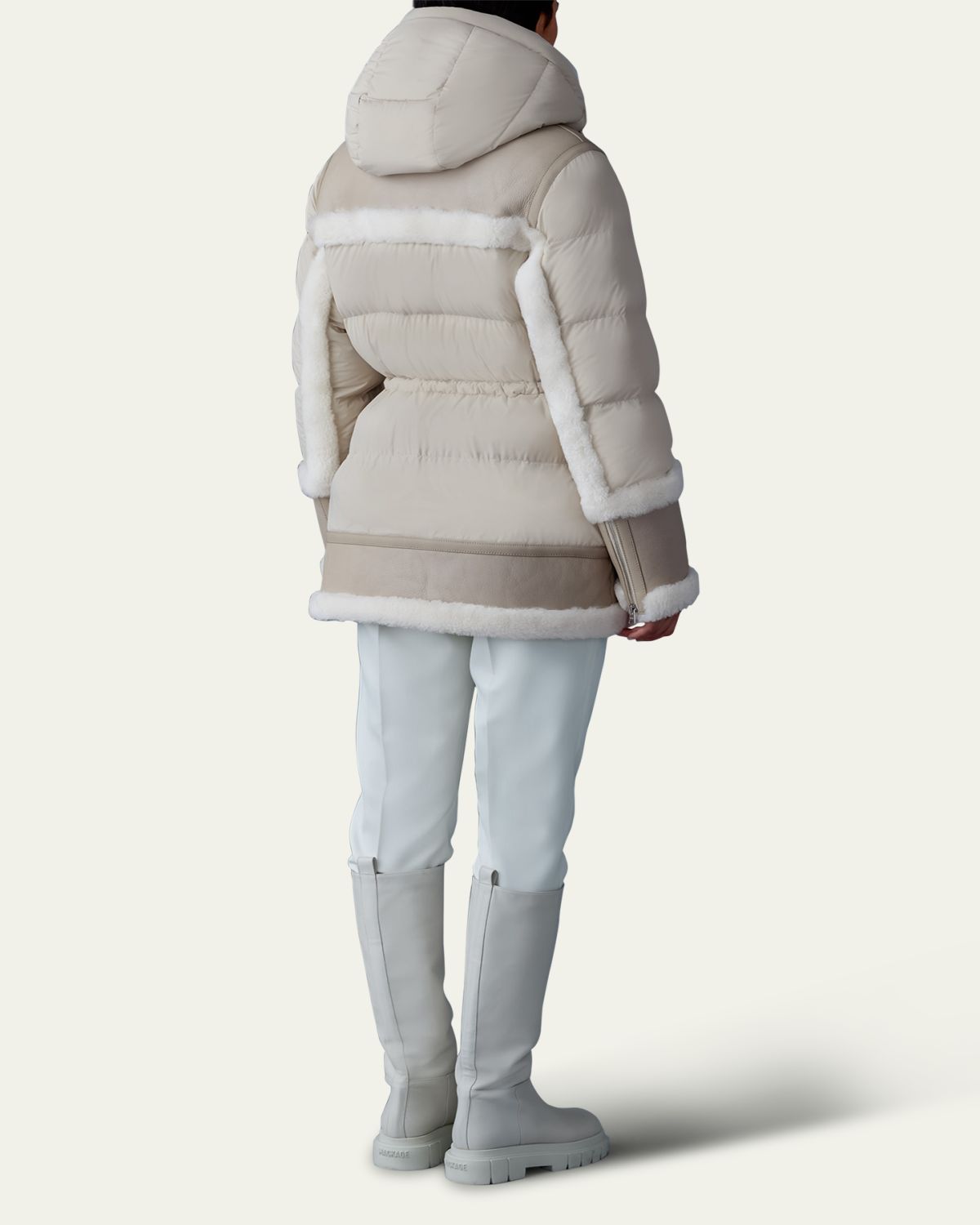 Mackage Lilibeth Mixed-Media Down Parka with Shearling and Leather | Thumbnail 7 Mackage Lilibeth Mixed-Media Down Parka with Shearling and Leather | Thumbnail 7