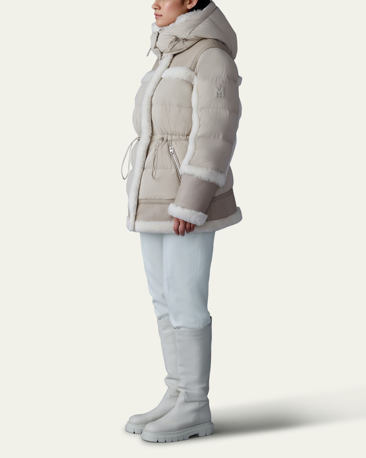 Mackage Lilibeth Mixed-Media Down Parka with Shearling and Leather | Thumbnail 8 Mackage Lilibeth Mixed-Media Down Parka with Shearling and Leather | Thumbnail 8
