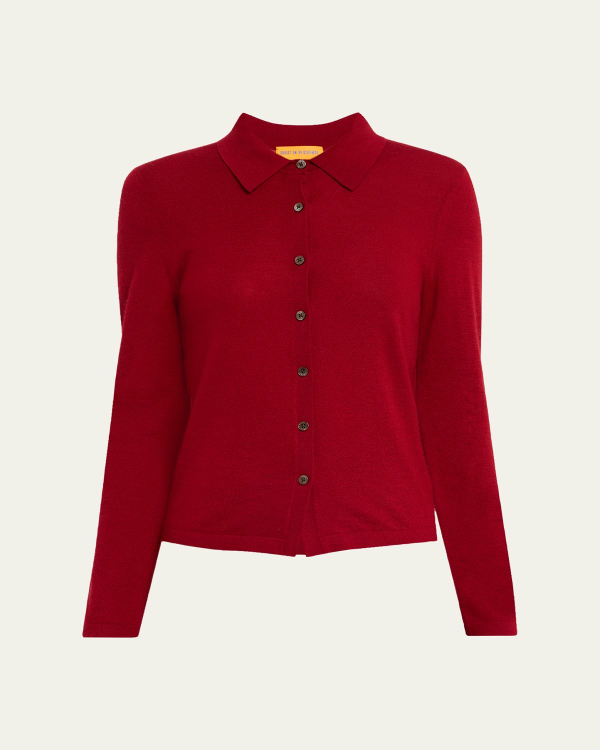 Guest in Residence Elle Cashmere Button-Front Shirt