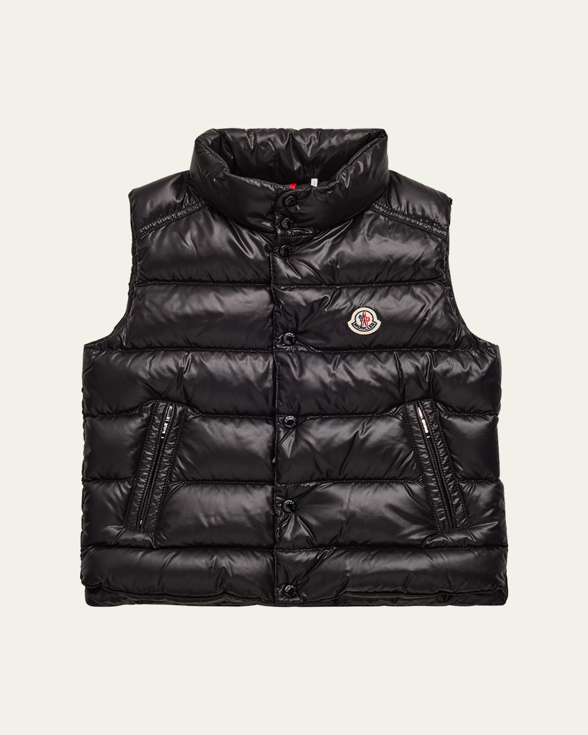 Moncler Girl's Quilted Down Vest, Size 4-