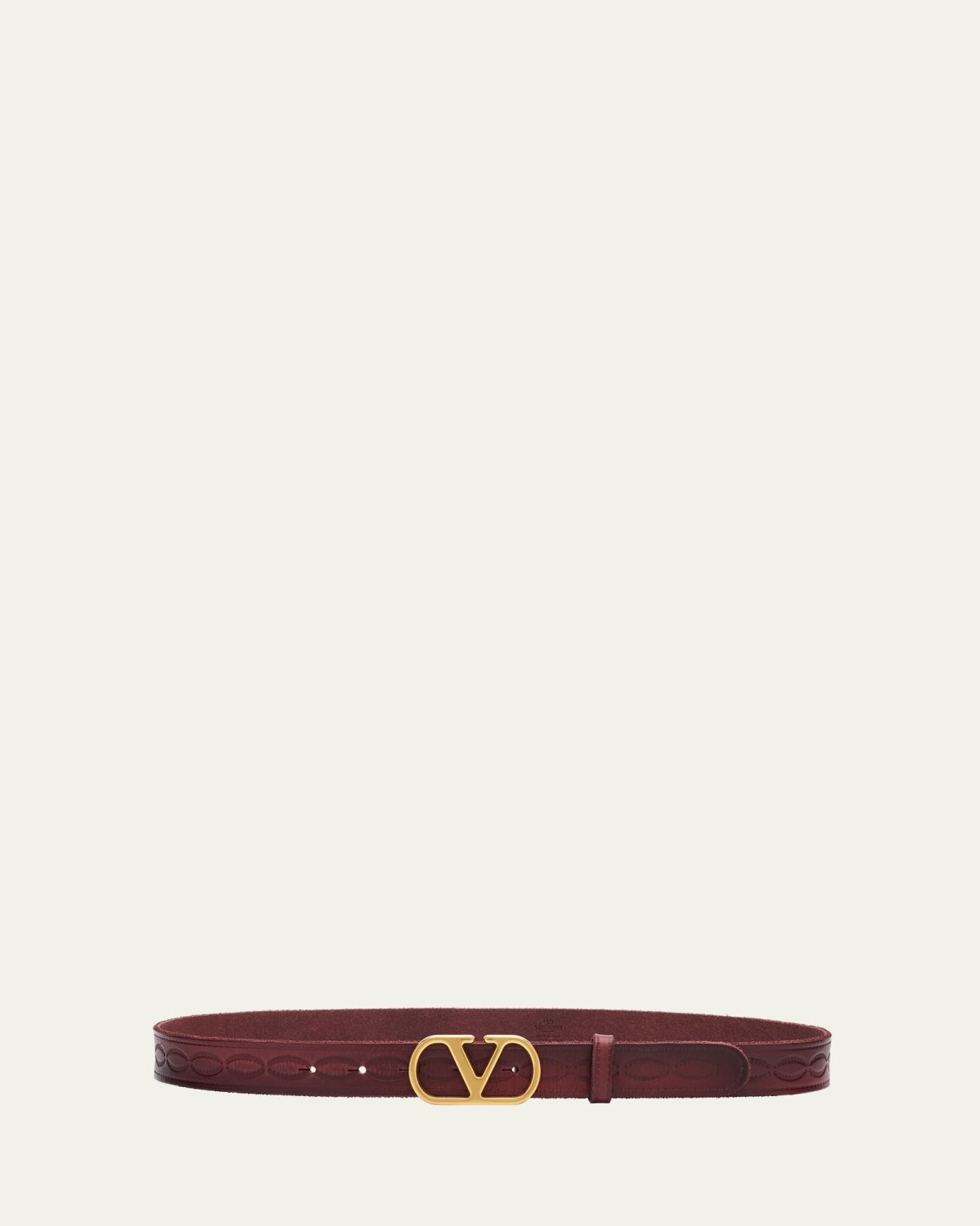 Valentino Garavani VLogo Signature Medium Leather Belt