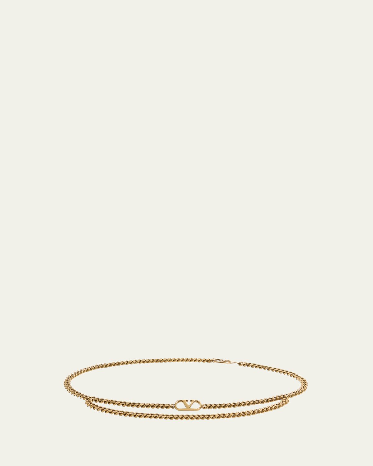 Valentino Garavani VLogo Signature Layered Chain Belt