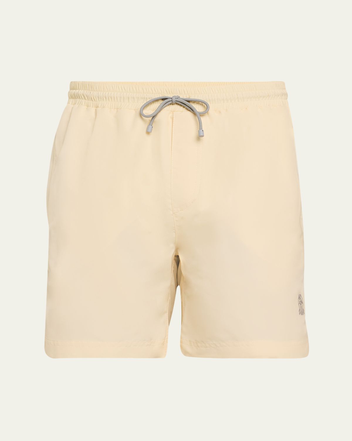 Brunello Cucinelli Men's Solid Swim Trunks