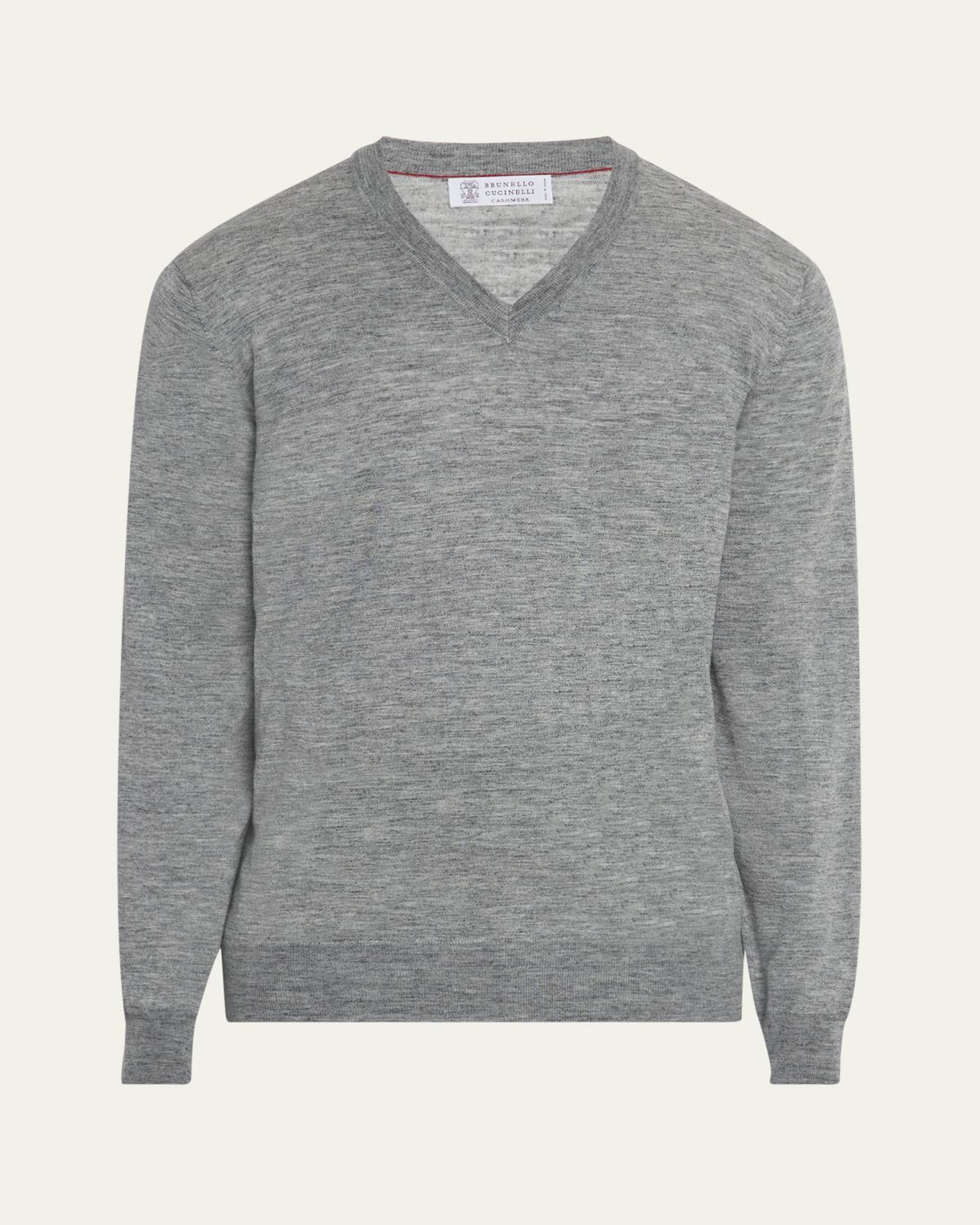 Brunello Cucinelli Men's Cashmere-Blend V-Neck Sweater