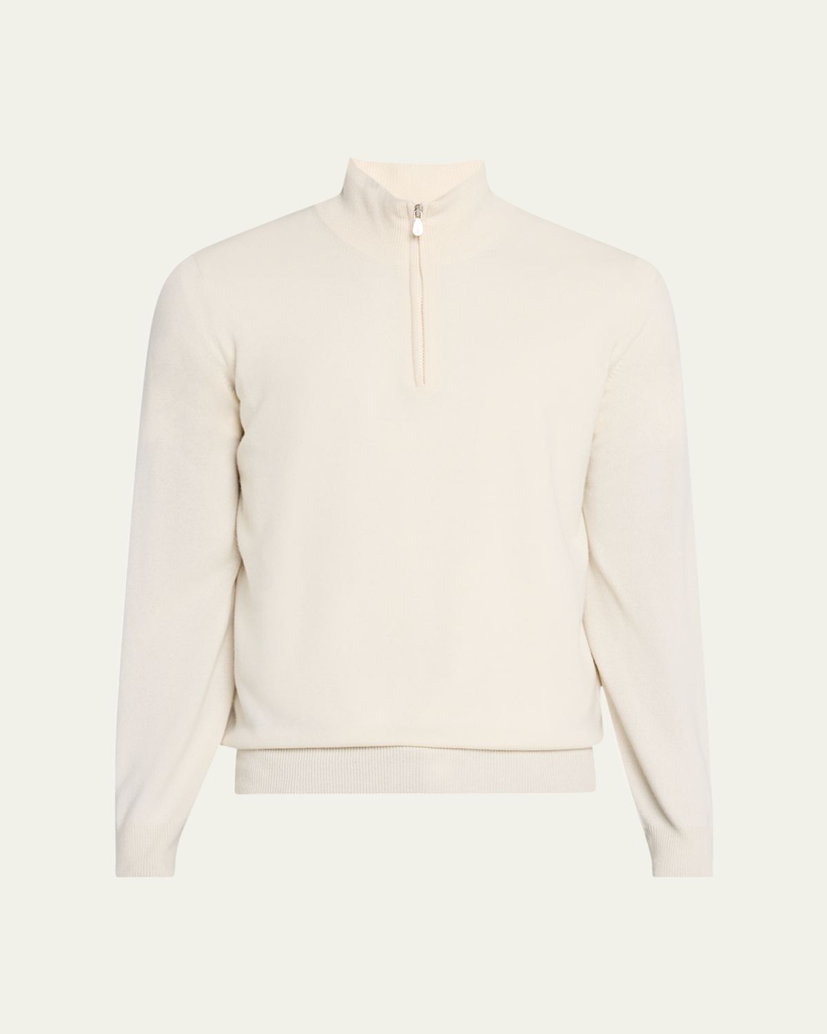 Brunello Cucinelli Men's Cashmere Half-Zip Sweater