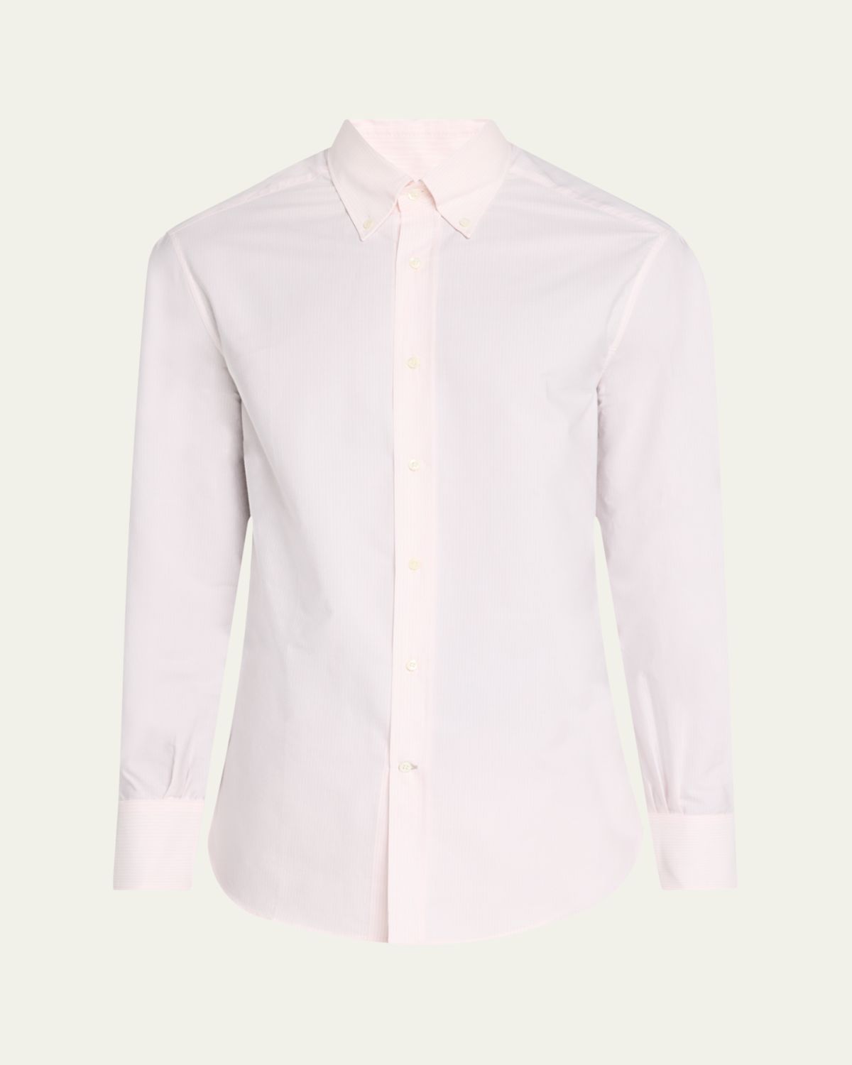 Brunello Cucinelli Men's Cotton Micro-Stripe Sport Shirt