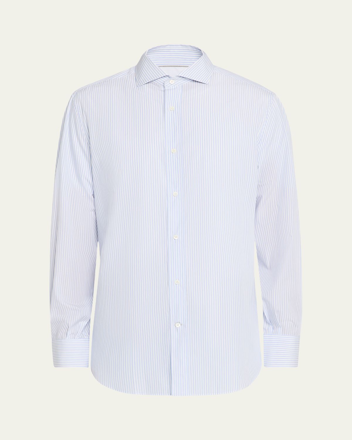 Brunello Cucinelli Men's Modern-Fit Stripe Dress Shirt
