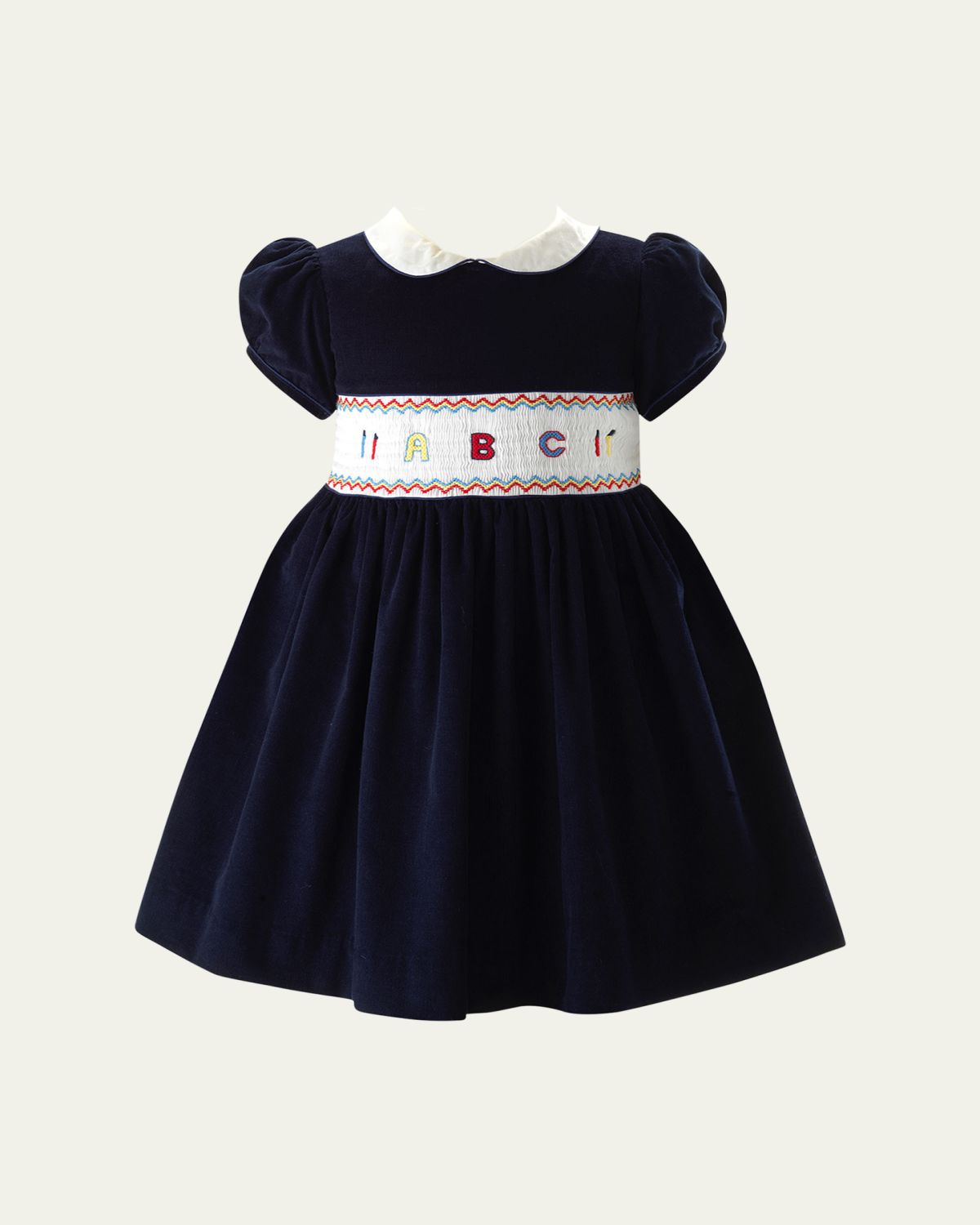 Rachel Riley Girl's ABC Smocked Dress, Size 2-10