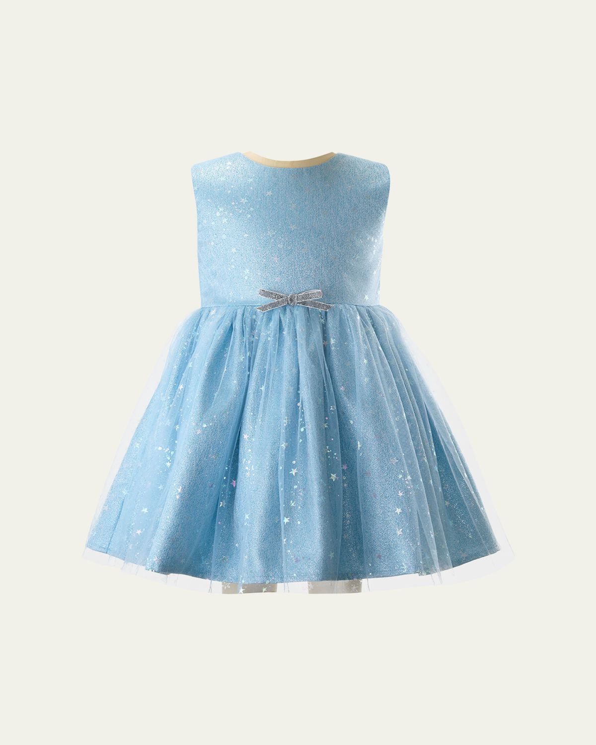 Rachel Riley Girl's Sparkle Star Tulle Dress, Size 2-14