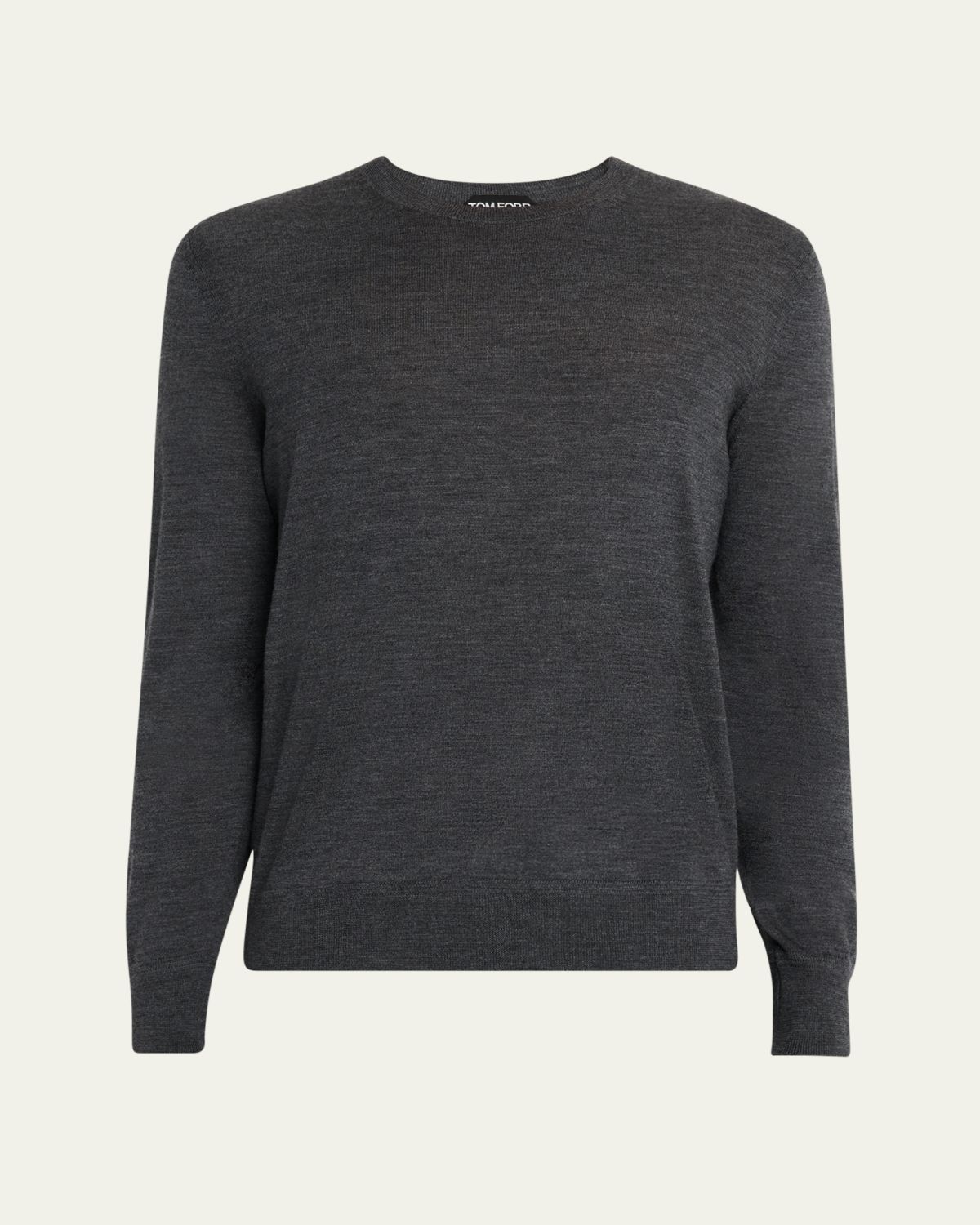 TOM FORD Men's Fine Gauge Wool Crewneck Sweater | Thumbnail 6 TOM FORD Men's Fine Gauge Wool Crewneck Sweater | Thumbnail 6
