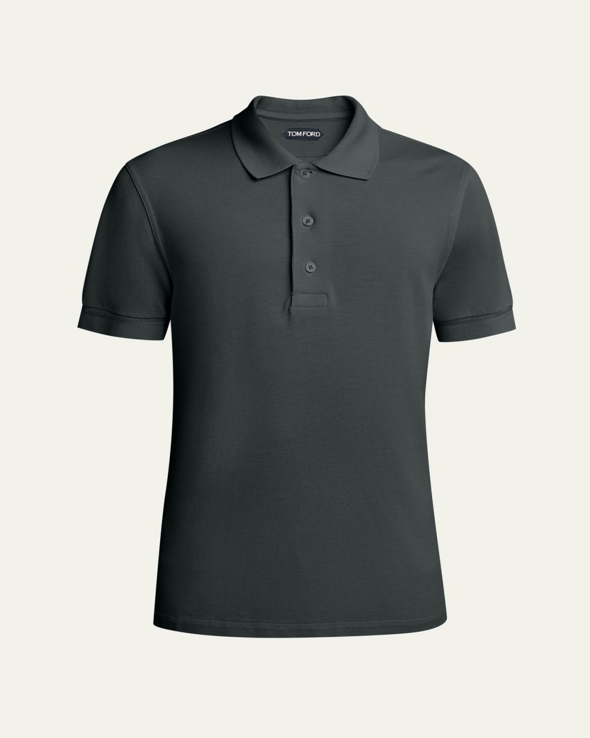 TOM FORD Men's Lyocell Pique Polo Shirt | Thumbnail 11