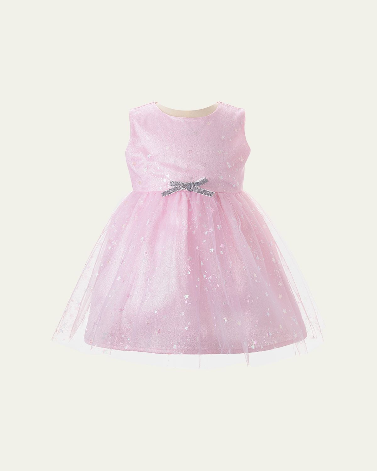 Rachel Riley Girl's Sparkle Star Tulle Dress, Size 6M-24M