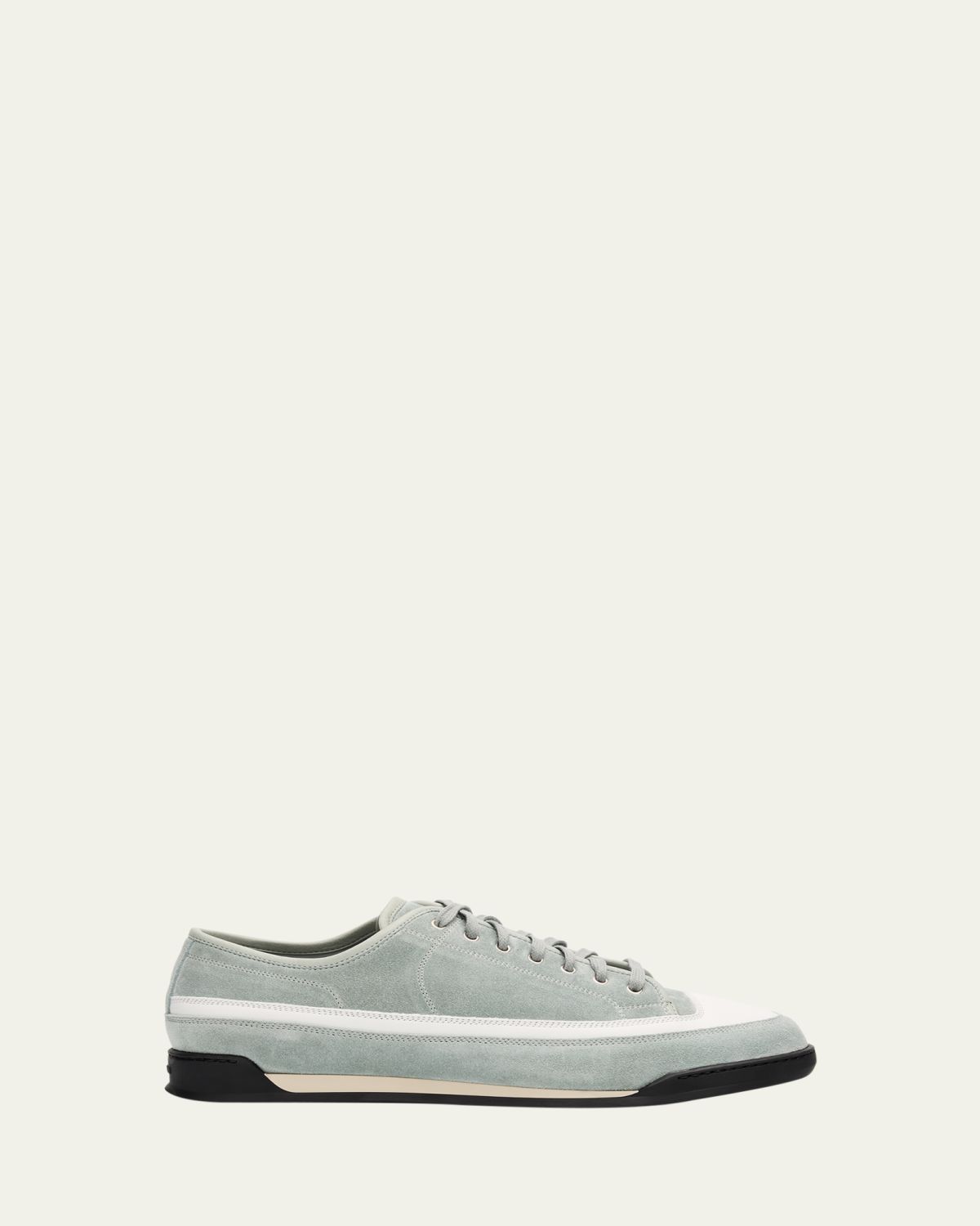 John Lobb Men's Court Suede Runner Sneakers