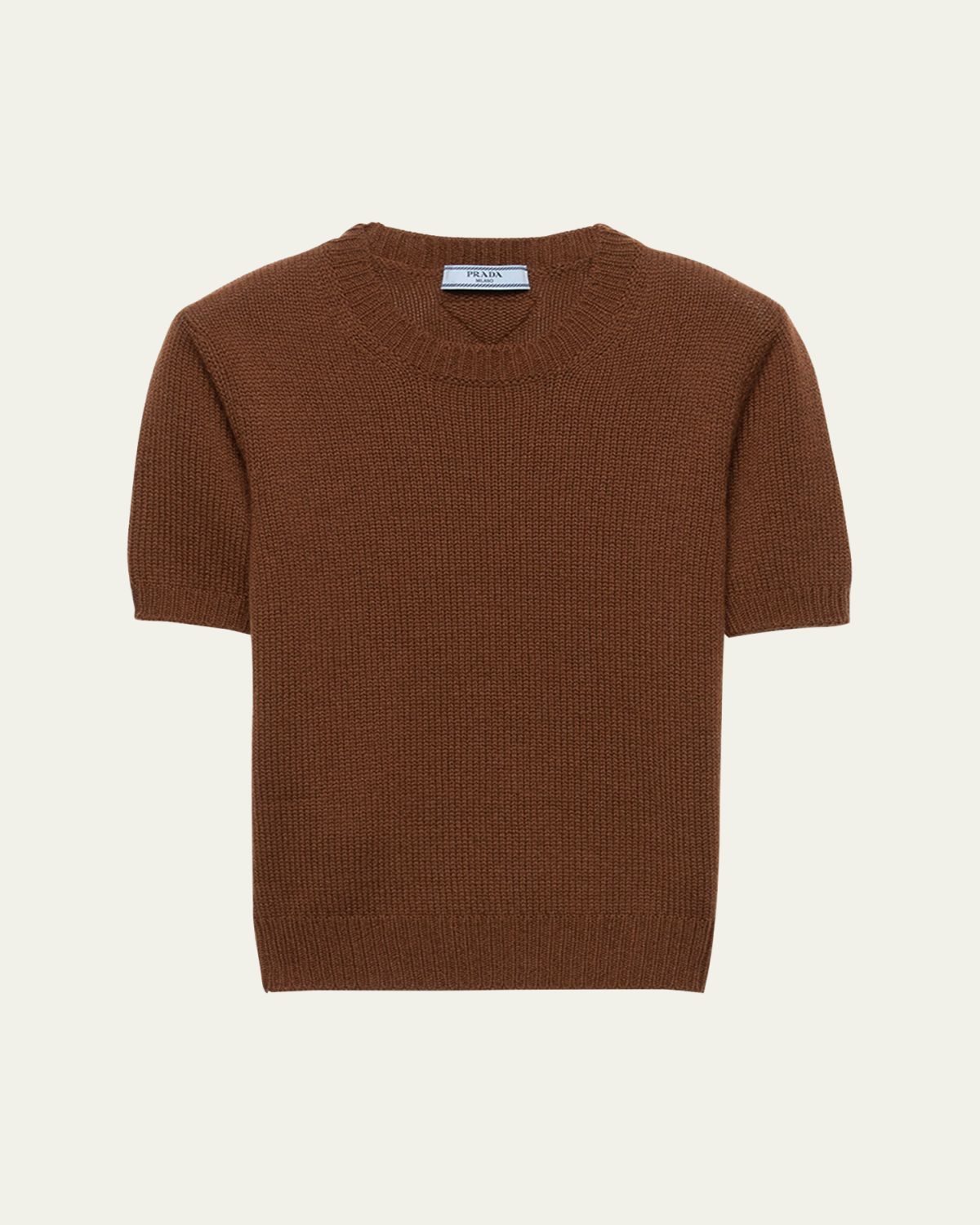 Prada Short Sleeve Cashmere Sweater | Thumbnail 8