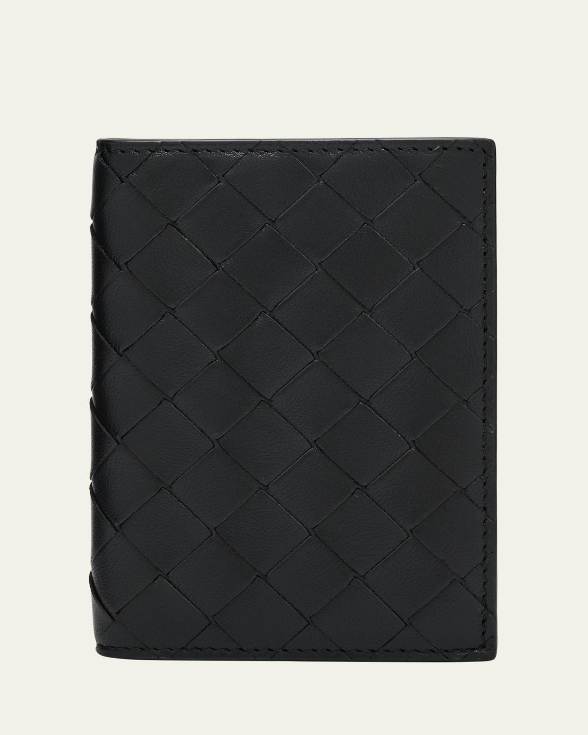 Bottega Veneta Leather Passport Case
