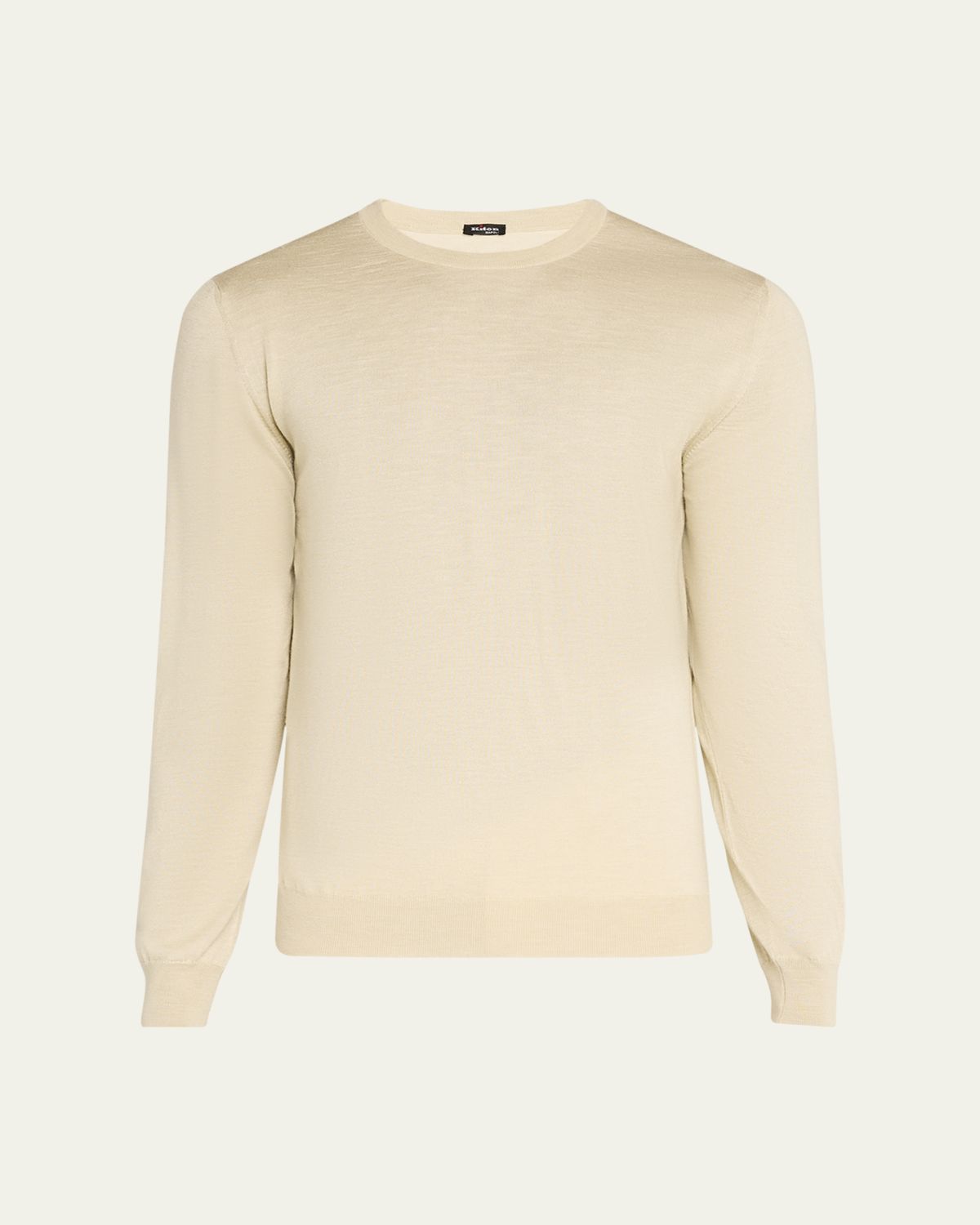 Kiton Men's Cashmere-Blend Crewneck Sweater