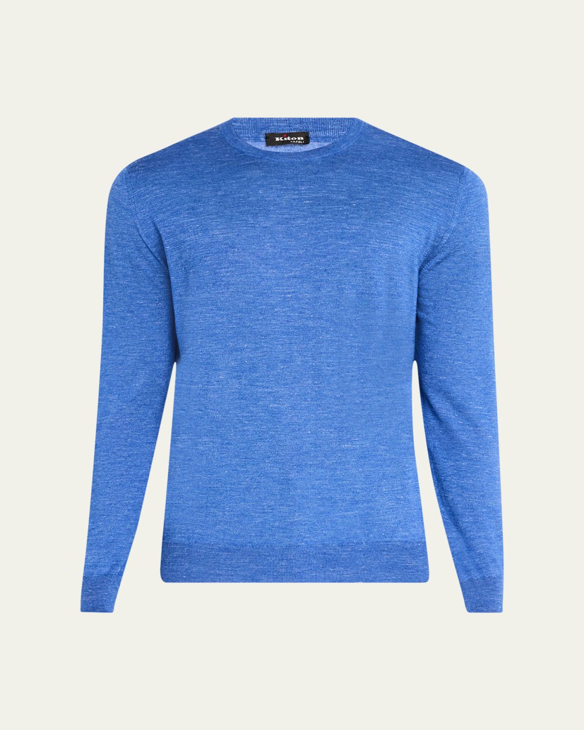Kiton Men's Cashmere-Blend Crewneck Sweater
