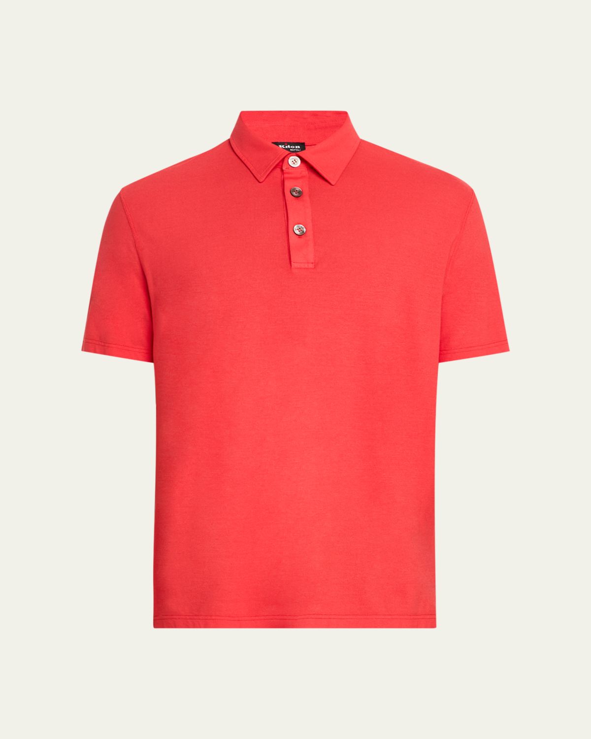 Kiton Men's Cotton Polo Shirt