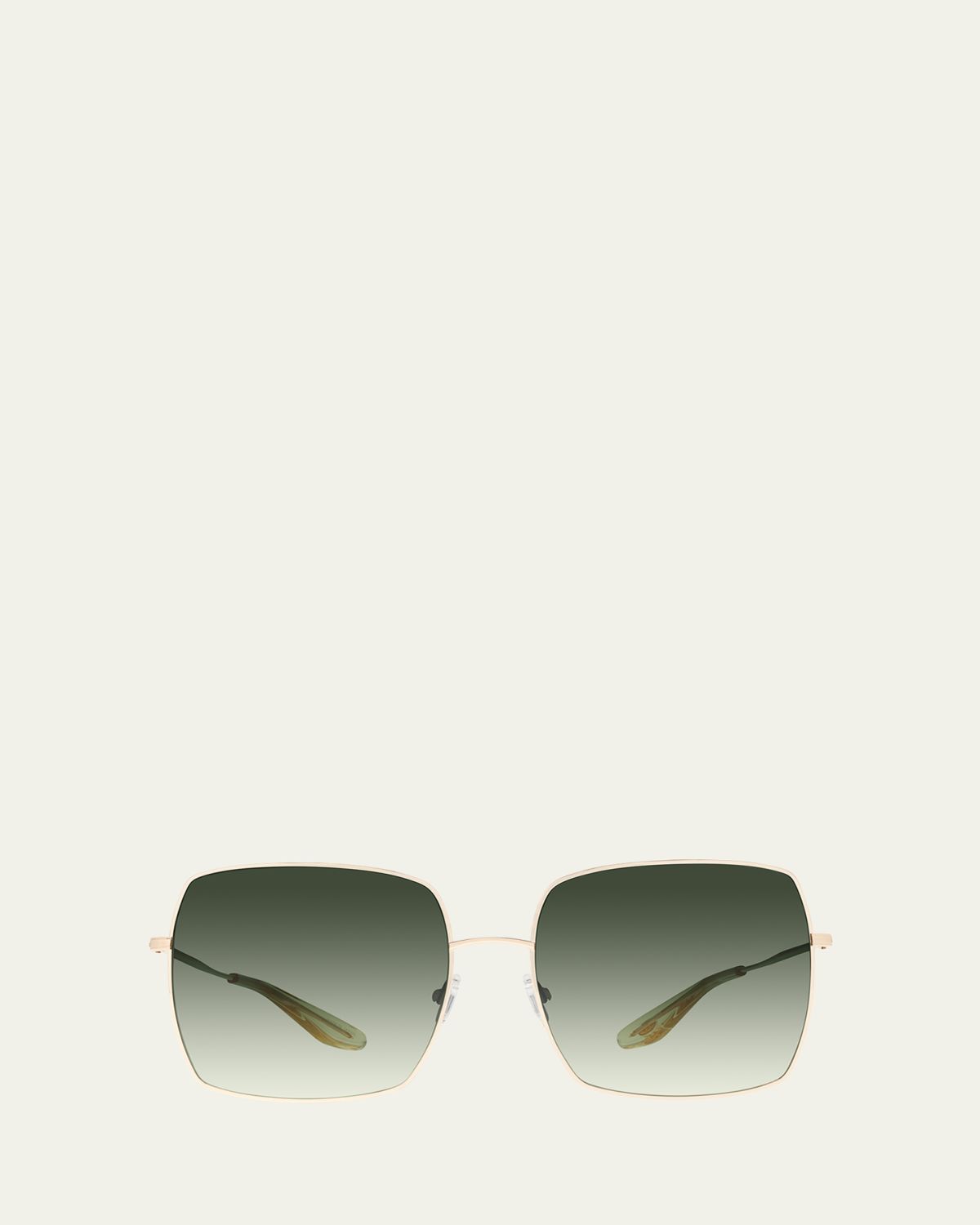 Barton Perreira Folasade Titanium Square Sunglasses