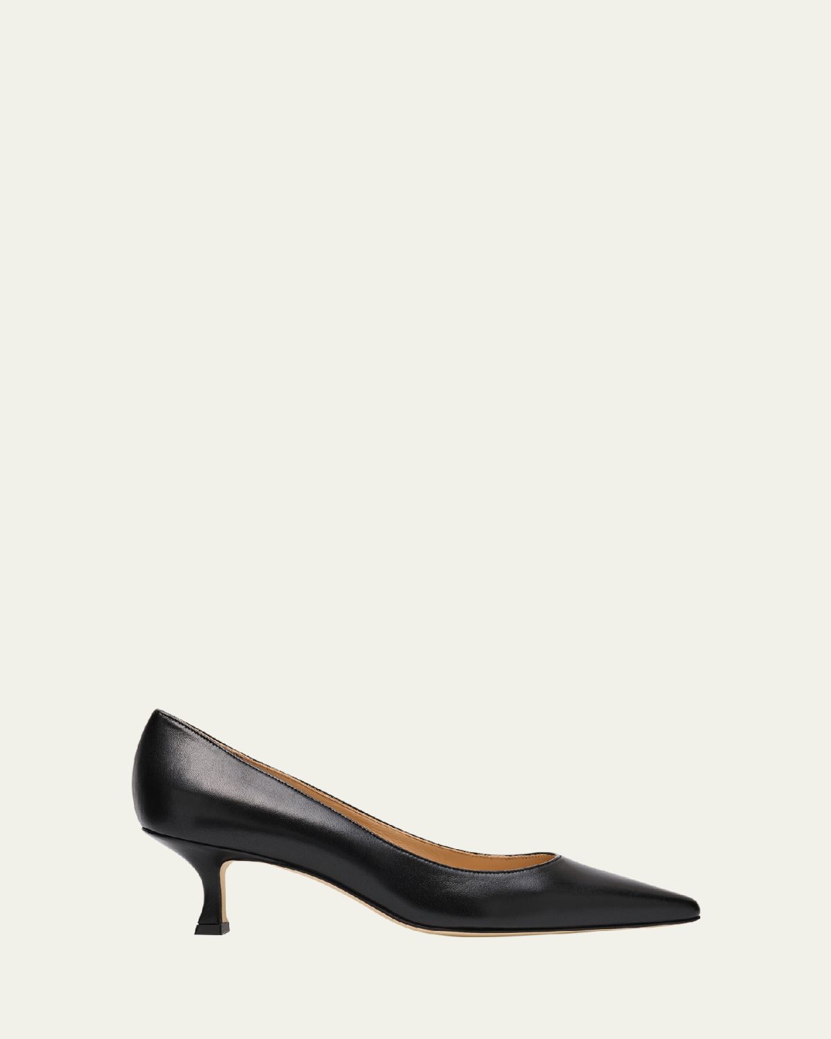 Manolo Blahnik Srila Leather Low Pumps | Thumbnail 11