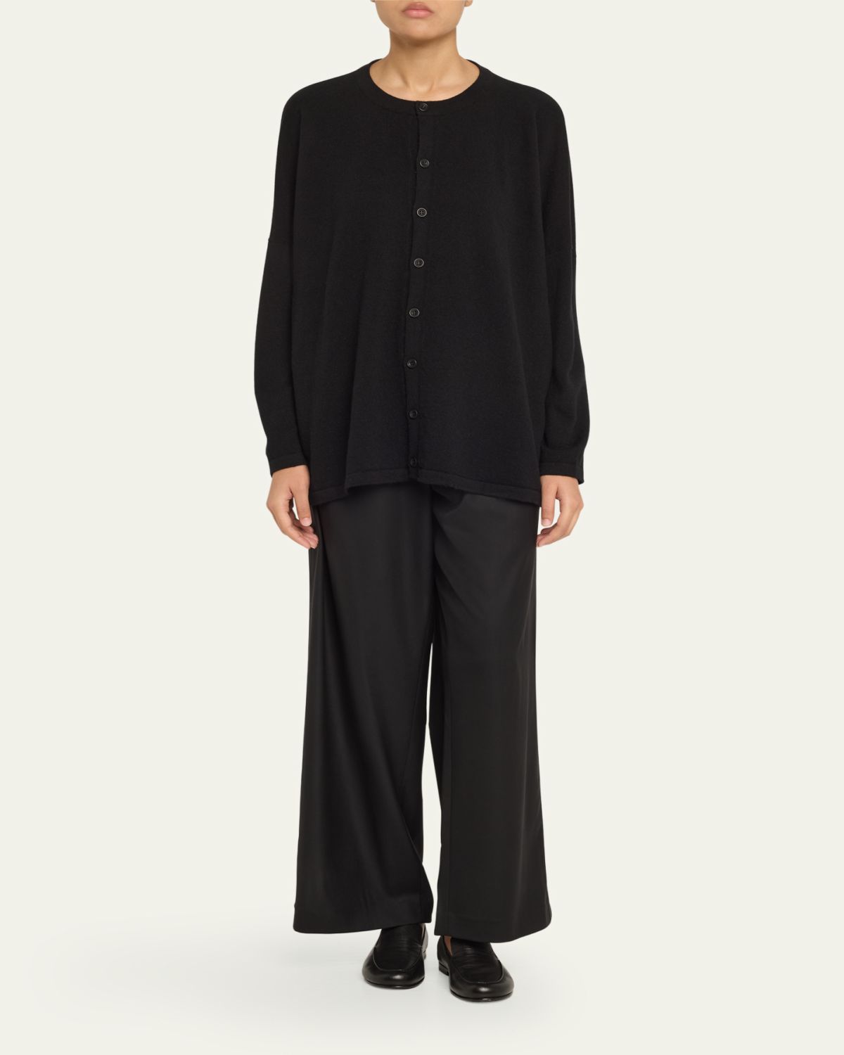 Eskandar Slim-Sleeve Cashmere Cardigan | Thumbnail 2