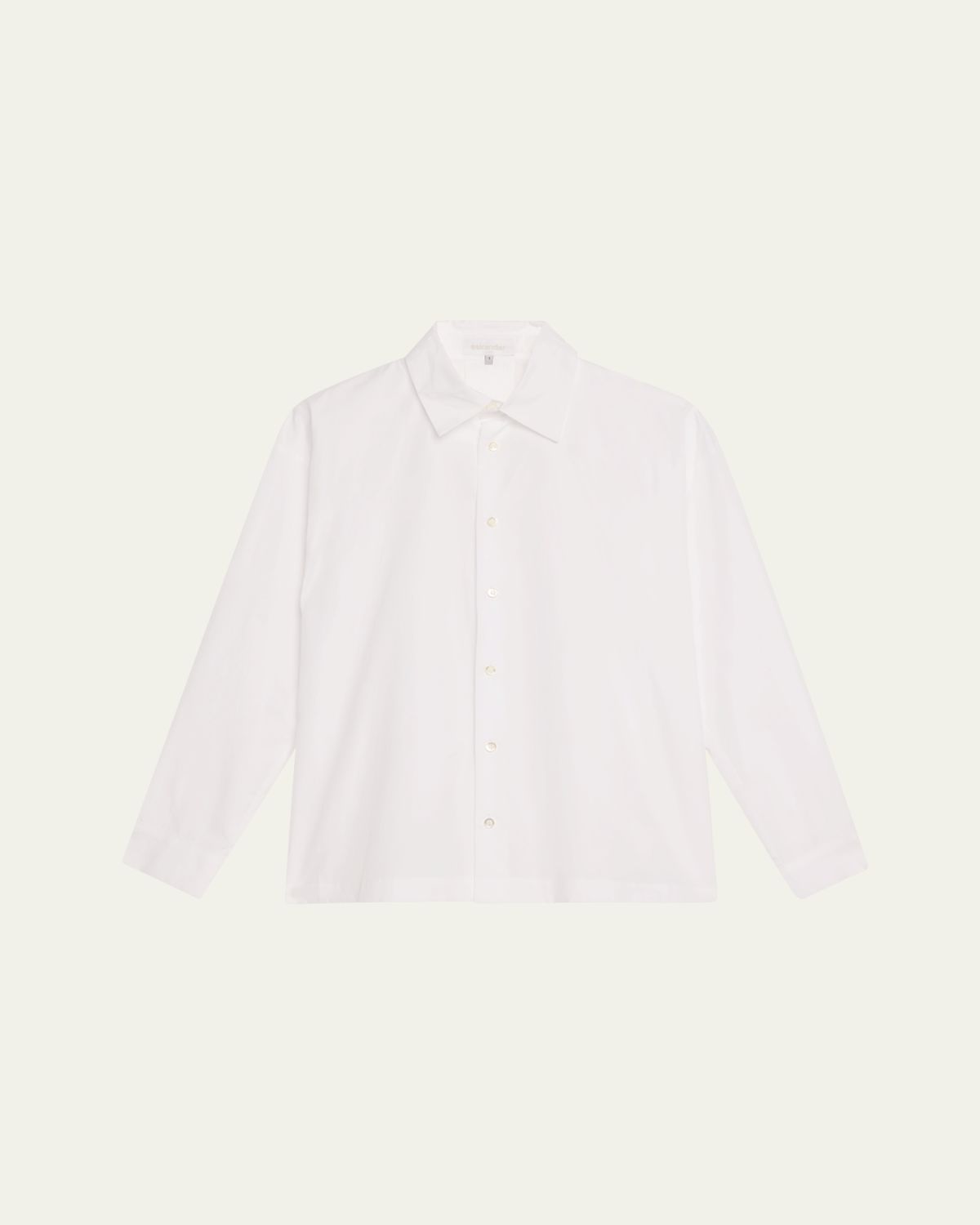 Eskandar Slim Shirt with Collar (Regular Length) | Thumbnail 6 Eskandar Slim Shirt with Collar (Regular Length) | Thumbnail 6