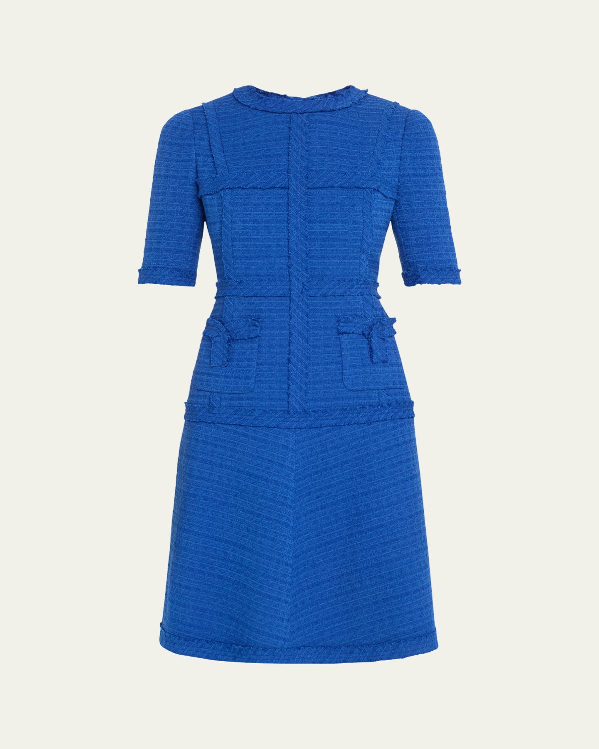 Rickie Freeman for Teri Jon A-Line Tweed Dress