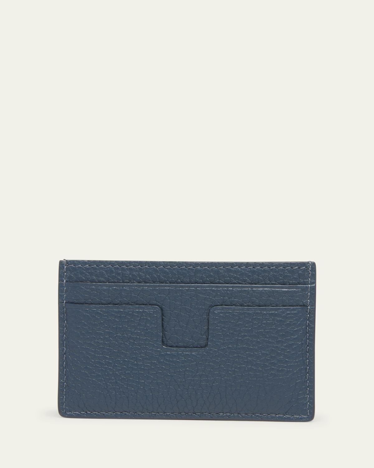 TOM FORD Men's T-Line Grained Leather Card Holder | Thumbnail 6