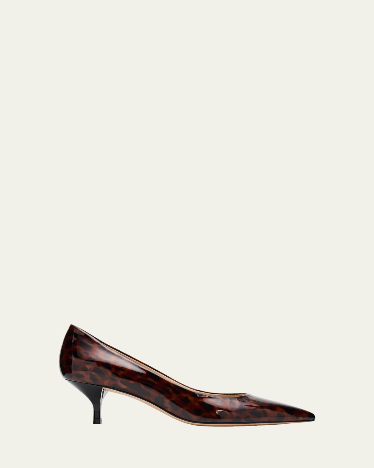 Stuart Weitzman Stuart Power Tortoise Leather Pumps | Thumbnail 8 Stuart Weitzman Stuart Power Tortoise Leather Pumps | Thumbnail 8