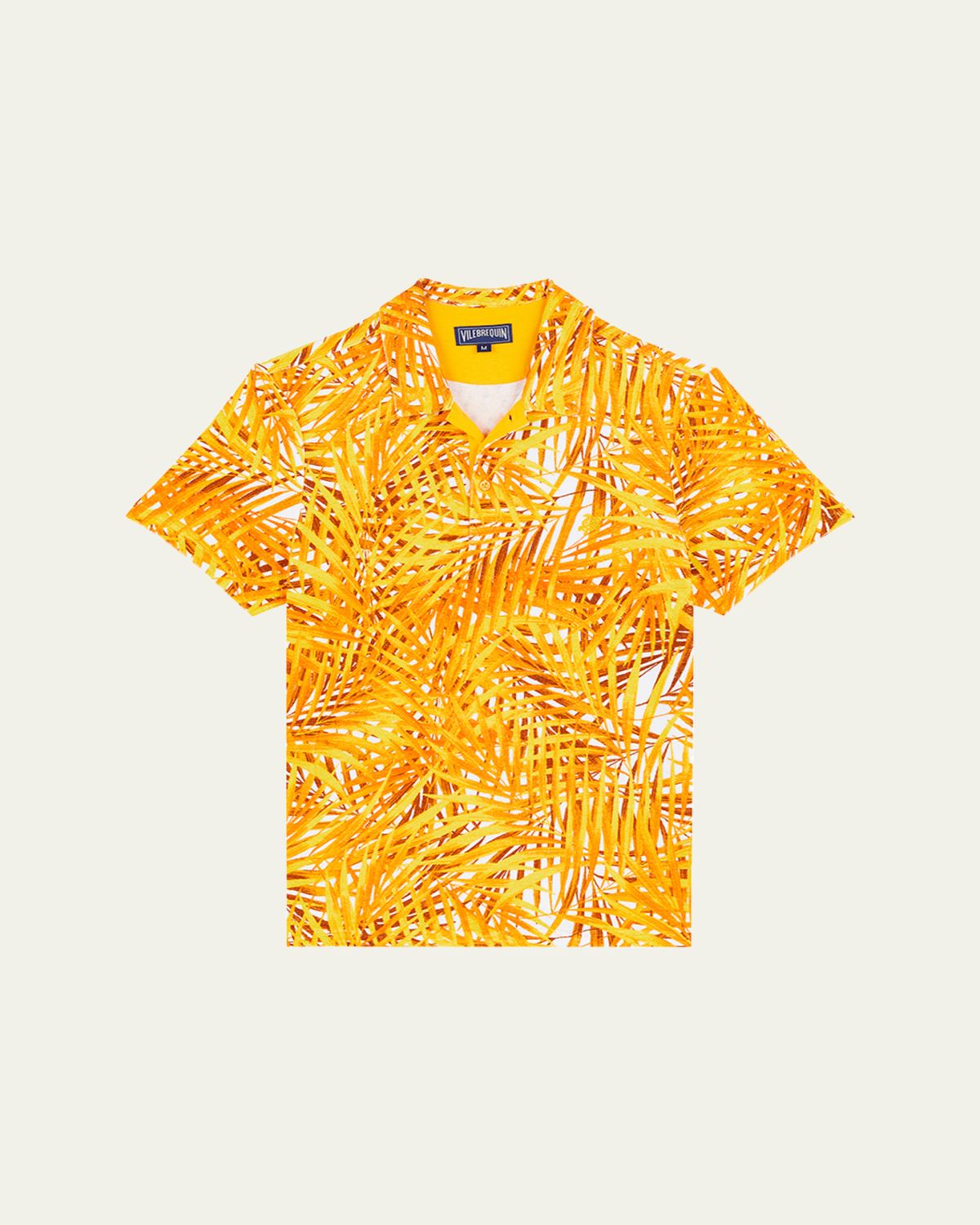 Vilebrequin Men's Palm Leaves Camp Shirt | Thumbnail 4 Vilebrequin Men's Palm Leaves Camp Shirt | Thumbnail 4