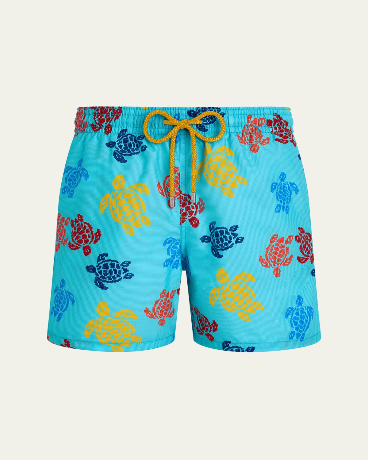 Vilebrequin Men's Multi Turtle-Print Swim Shorts