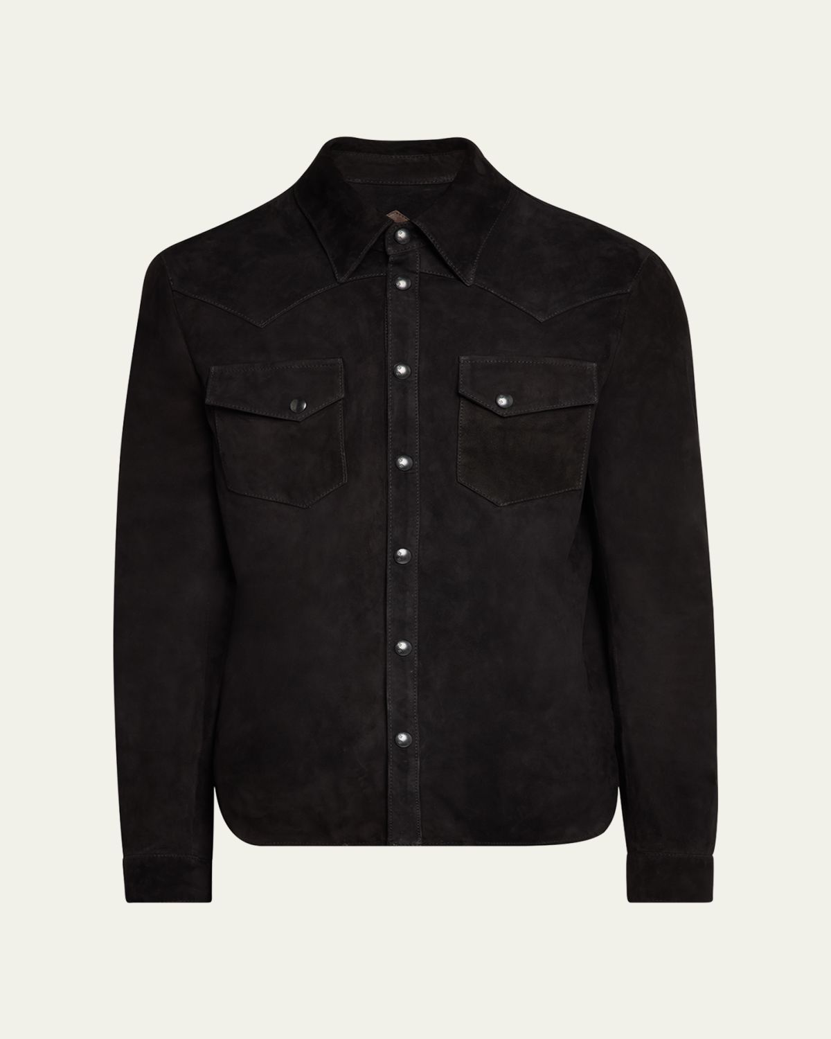 SAVAS Men's Lowry Leather Overshirt
