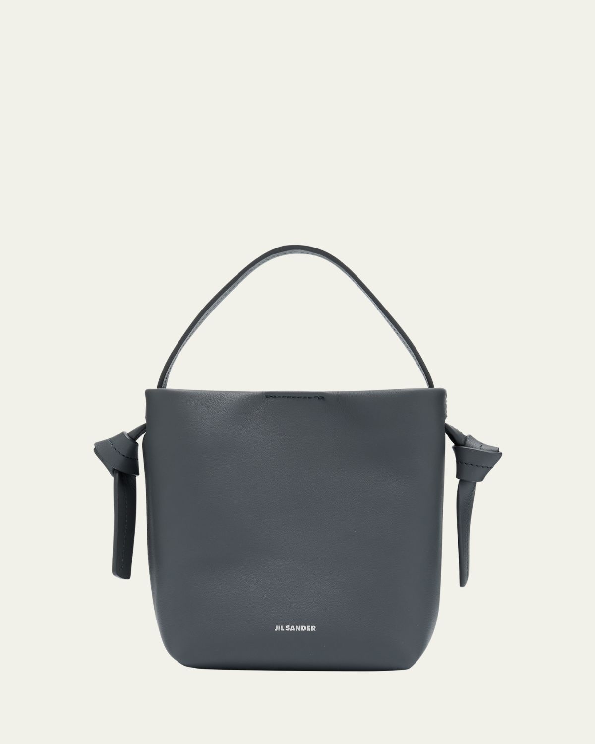 Jil Sander Knot Mini Leather Hobo Bag