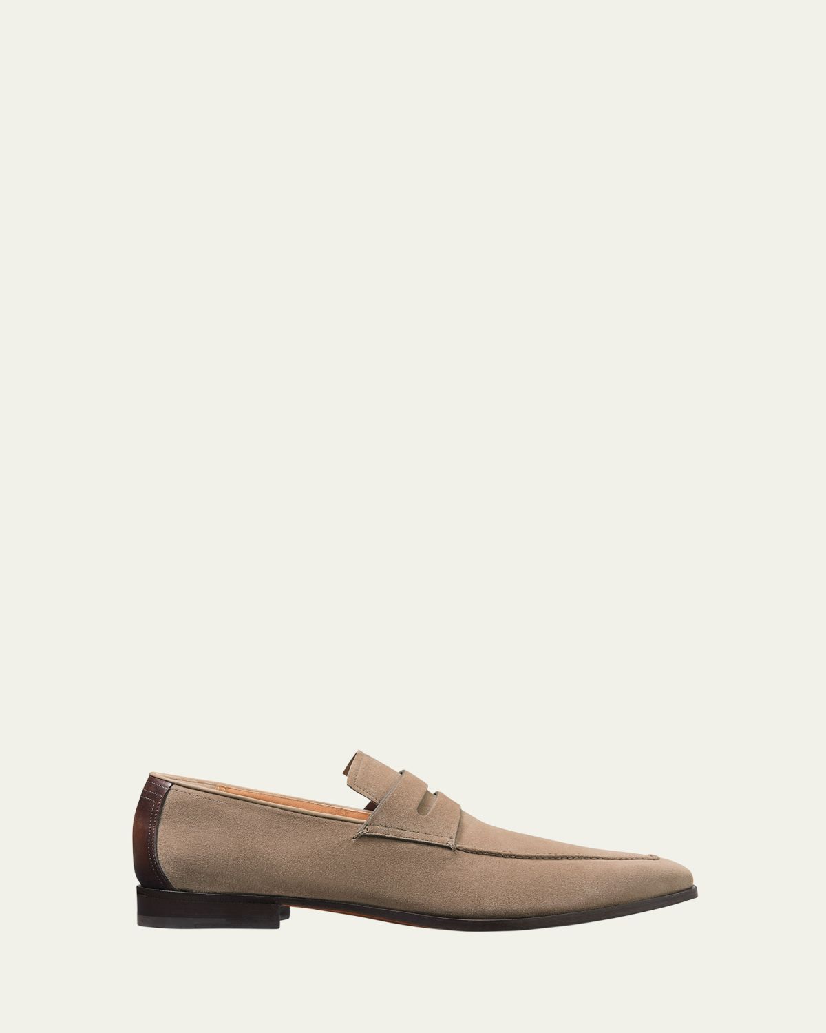 Berluti Men's Demesure Flex Suede Penny Loafers
