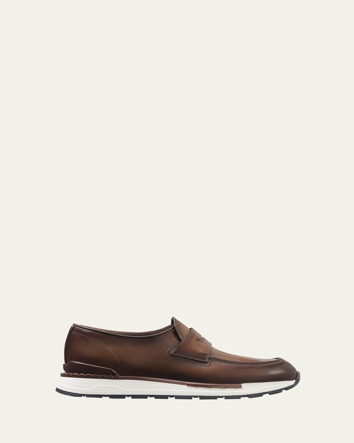 Berluti Men's Fast Track Leather Loafers