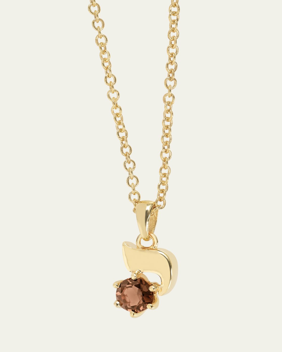 Procaccia Jewelry 18K Gold Hebrew YOD Initial Necklace | Thumbnail 5