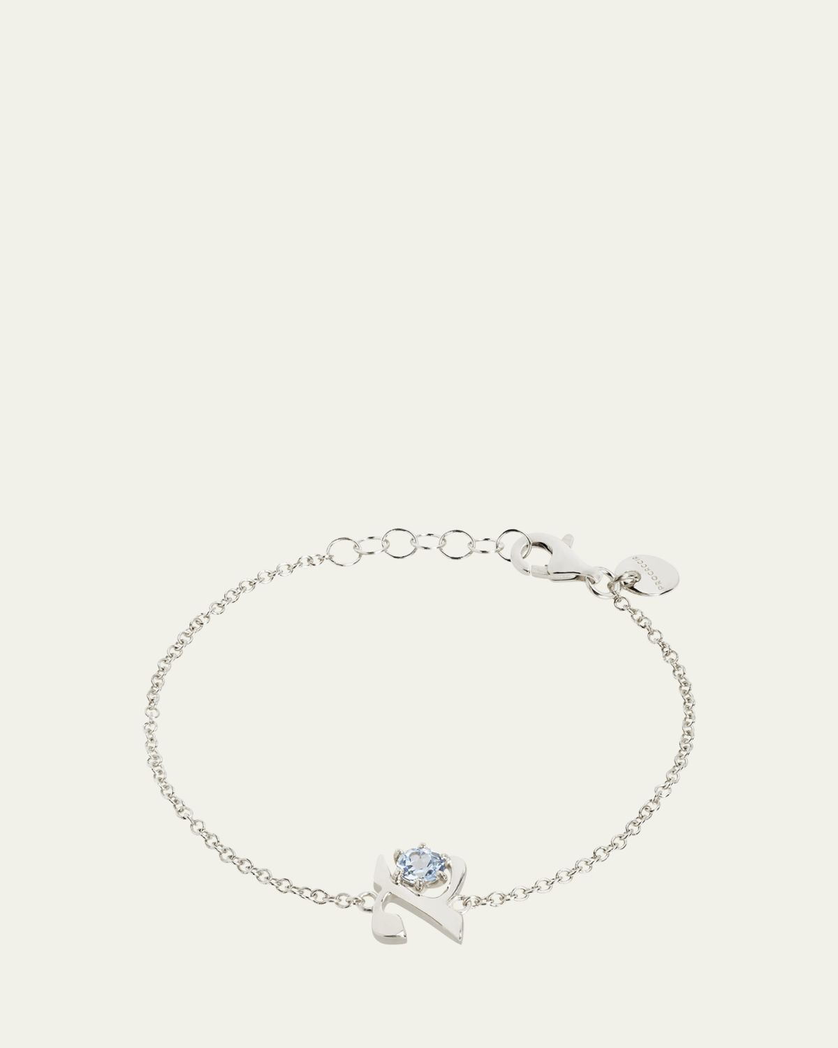 Procaccia Jewelry 18K Gold Hebrew ALEF Initial Bracelet | Thumbnail 4 Procaccia Jewelry 18K Gold Hebrew ALEF Initial Bracelet | Thumbnail 4