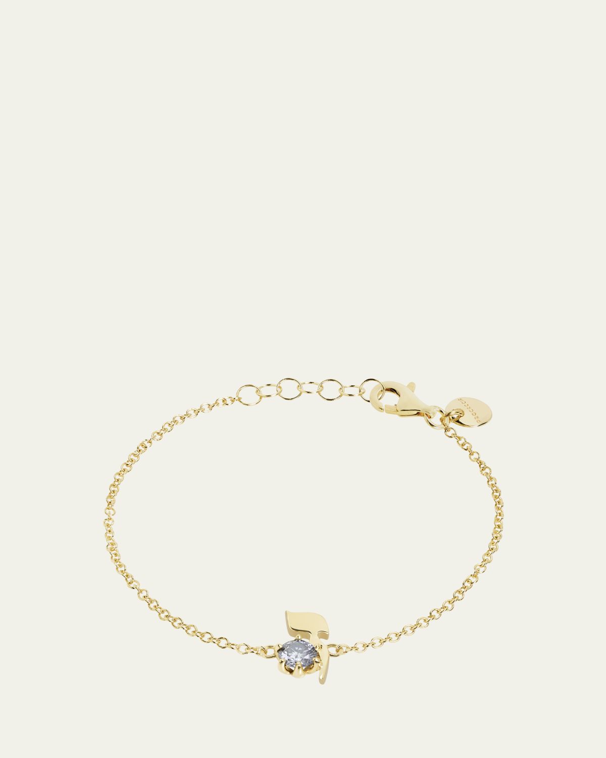 Procaccia Jewelry 18K Gold Hebrew ZAYN Initial Bracelet