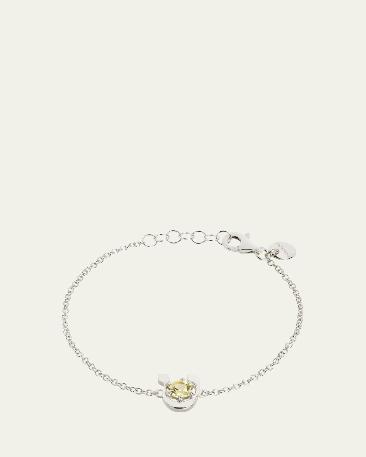 Procaccia Jewelry 18K Gold Hebrew TET Initial Bracelet