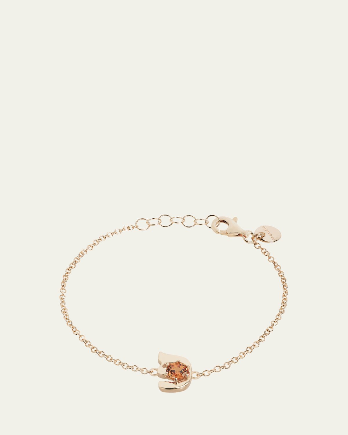 Procaccia Jewelry 18K Gold Hebrew PEH Initial Bracelet | Thumbnail 4
