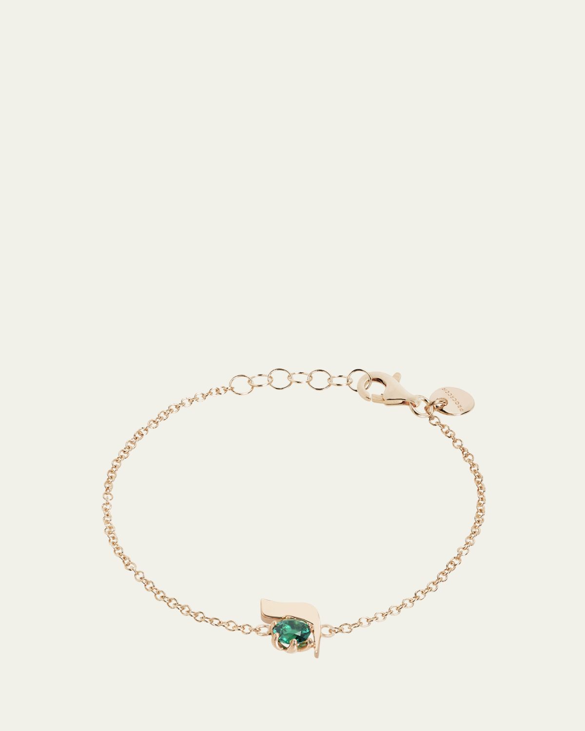 Procaccia Jewelry 18K Gold Hebrew RESH Initial Bracelet