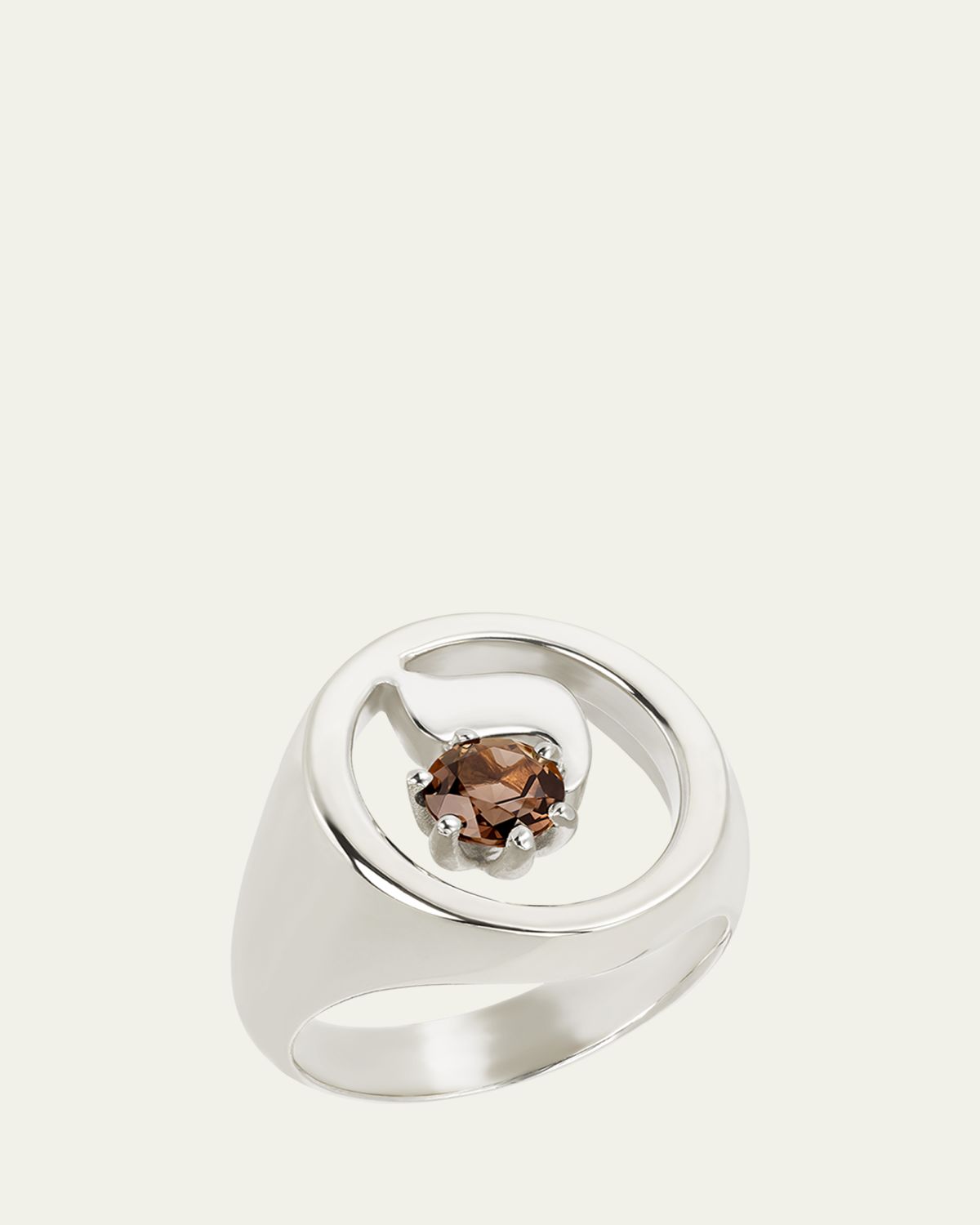 Procaccia Jewelry 18K Gold Hebrew YOD Initial Signet Ring