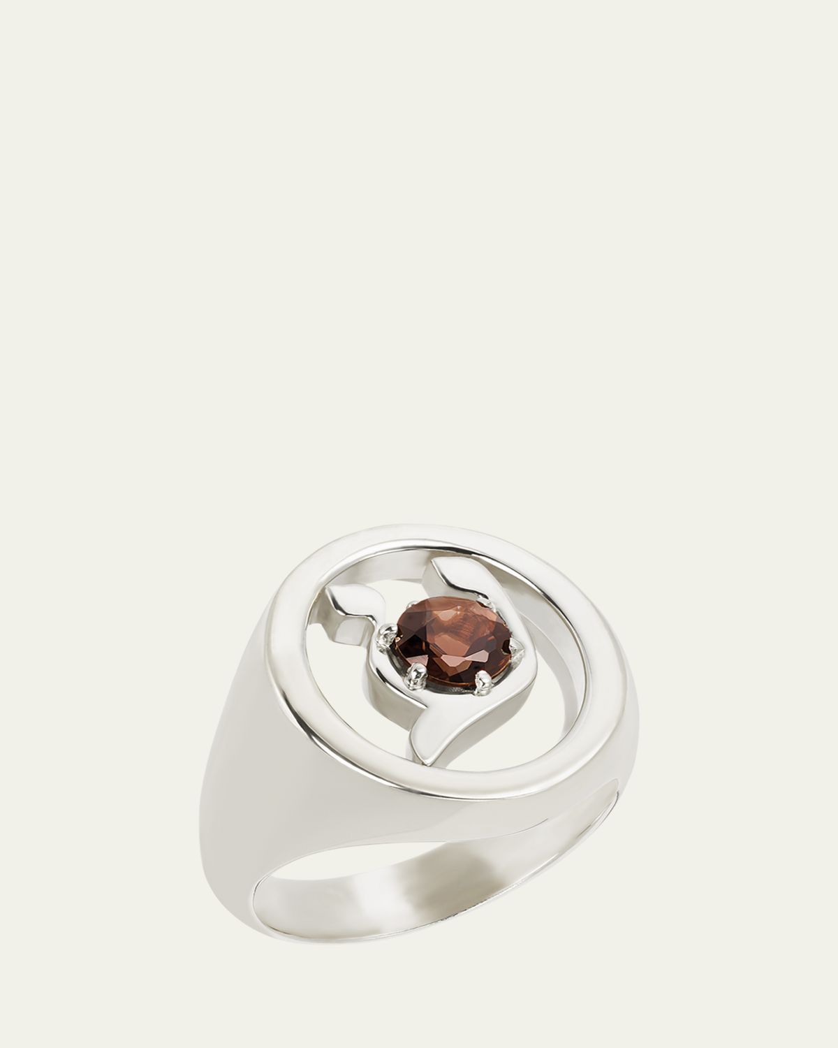 Procaccia Jewelry 18K Gold Hebrew AYN Initial Signet Ring | Thumbnail 5 Procaccia Jewelry 18K Gold Hebrew AYN Initial Signet Ring | Thumbnail 5